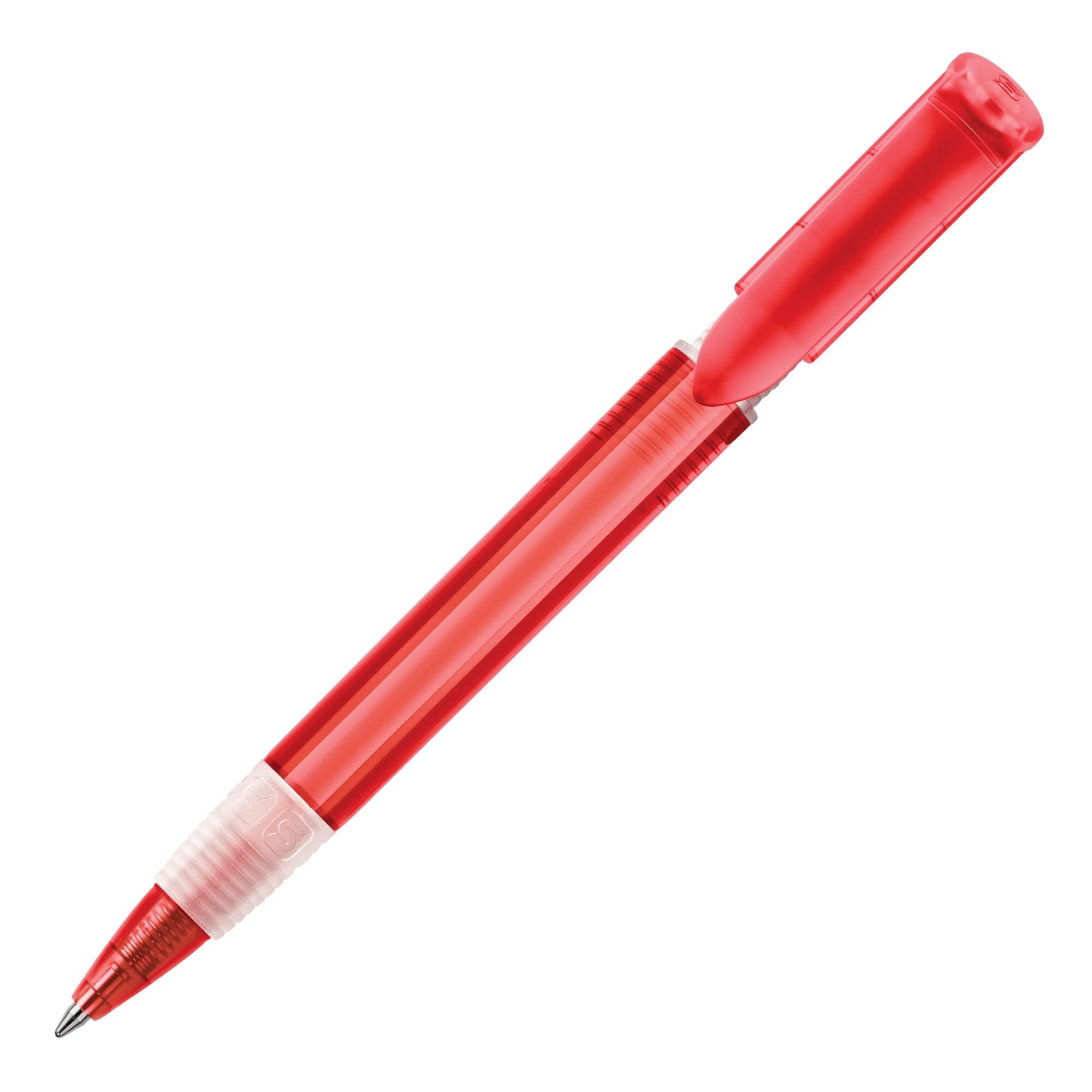 Kugelschreiber S40 Grip Transparent