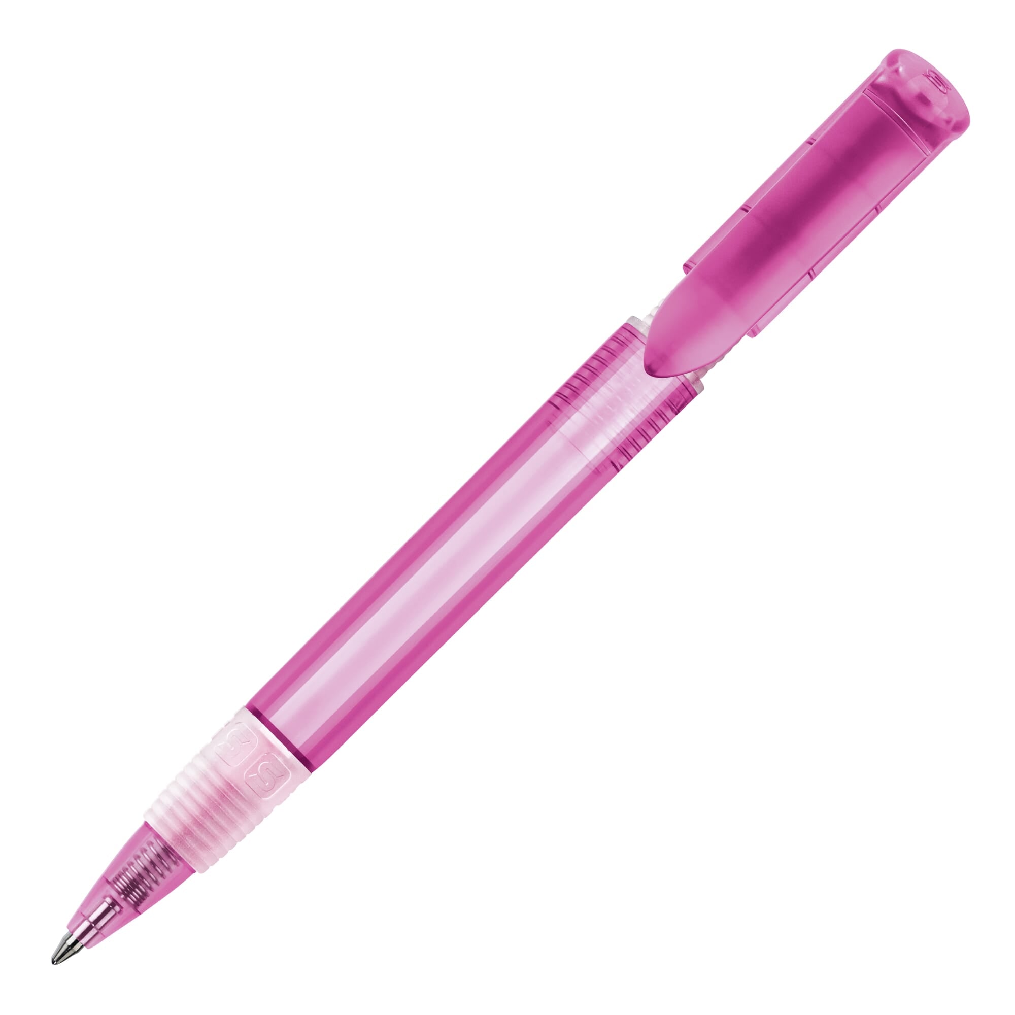 Kugelschreiber S40 Grip Transparent