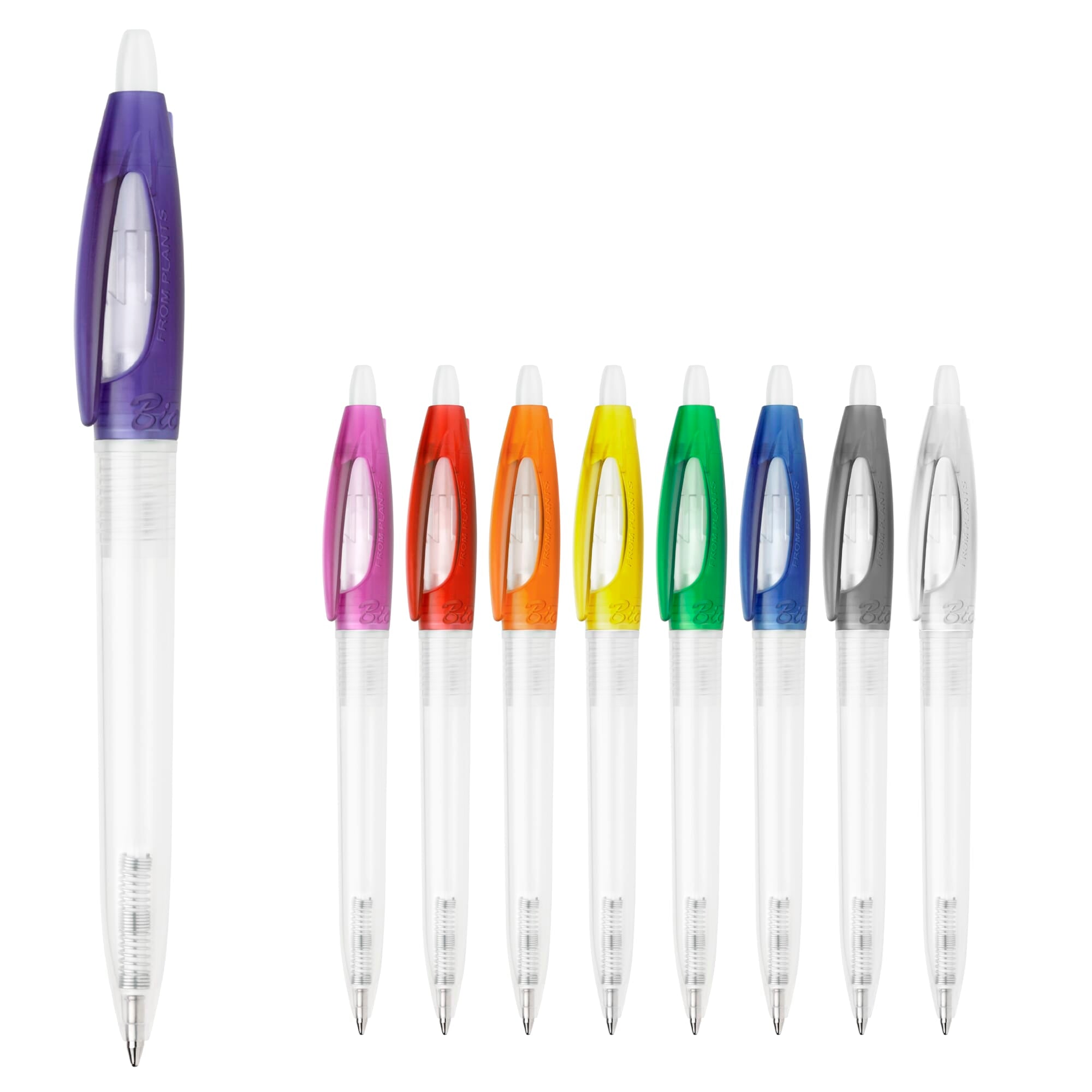 Kugelschreiber Bio-S! Clear Transparent