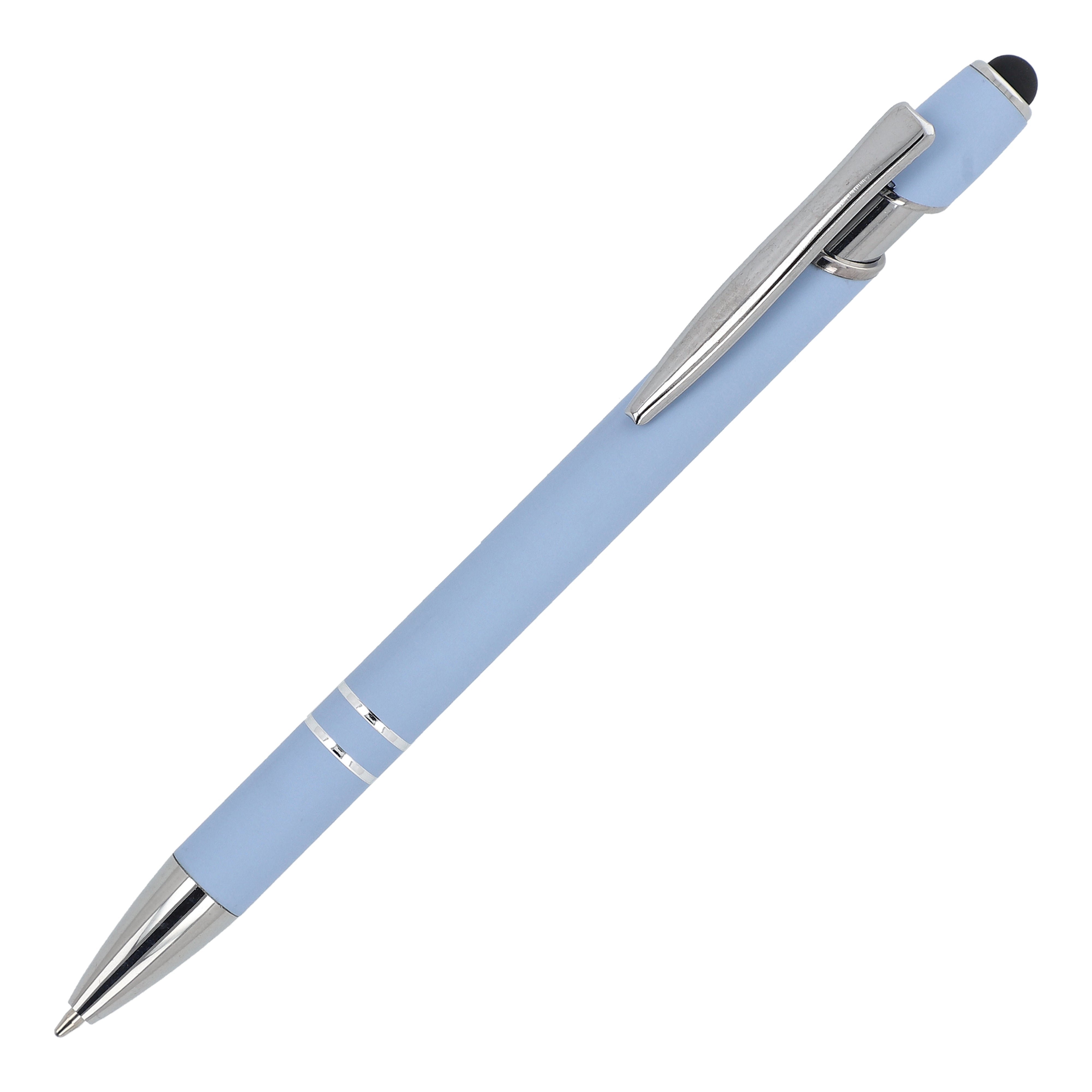 PARIS Soft Touch Metall Kugelschreiber mit Touchfunktion