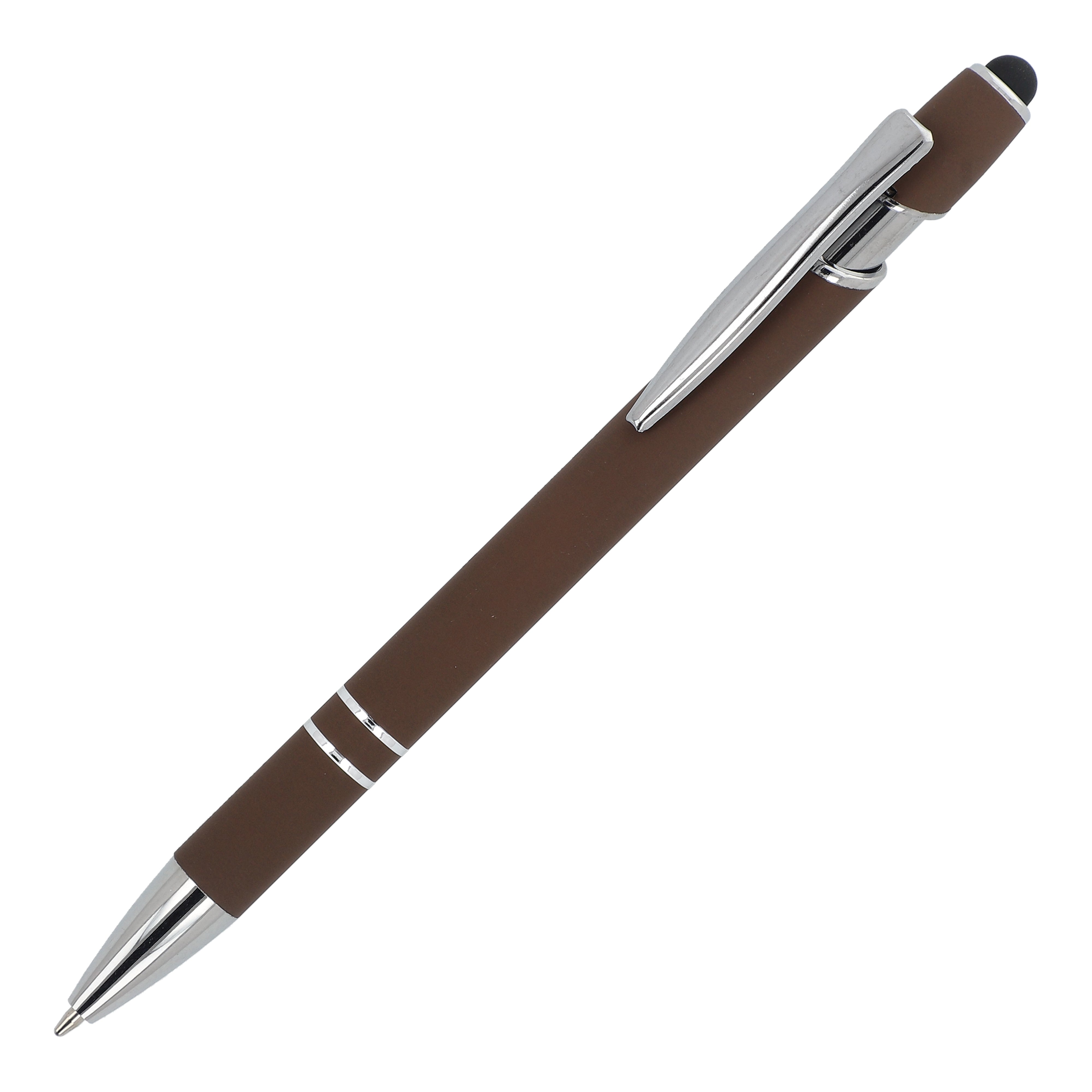 PARIS Soft Touch Metall Kugelschreiber mit Touchfunktion