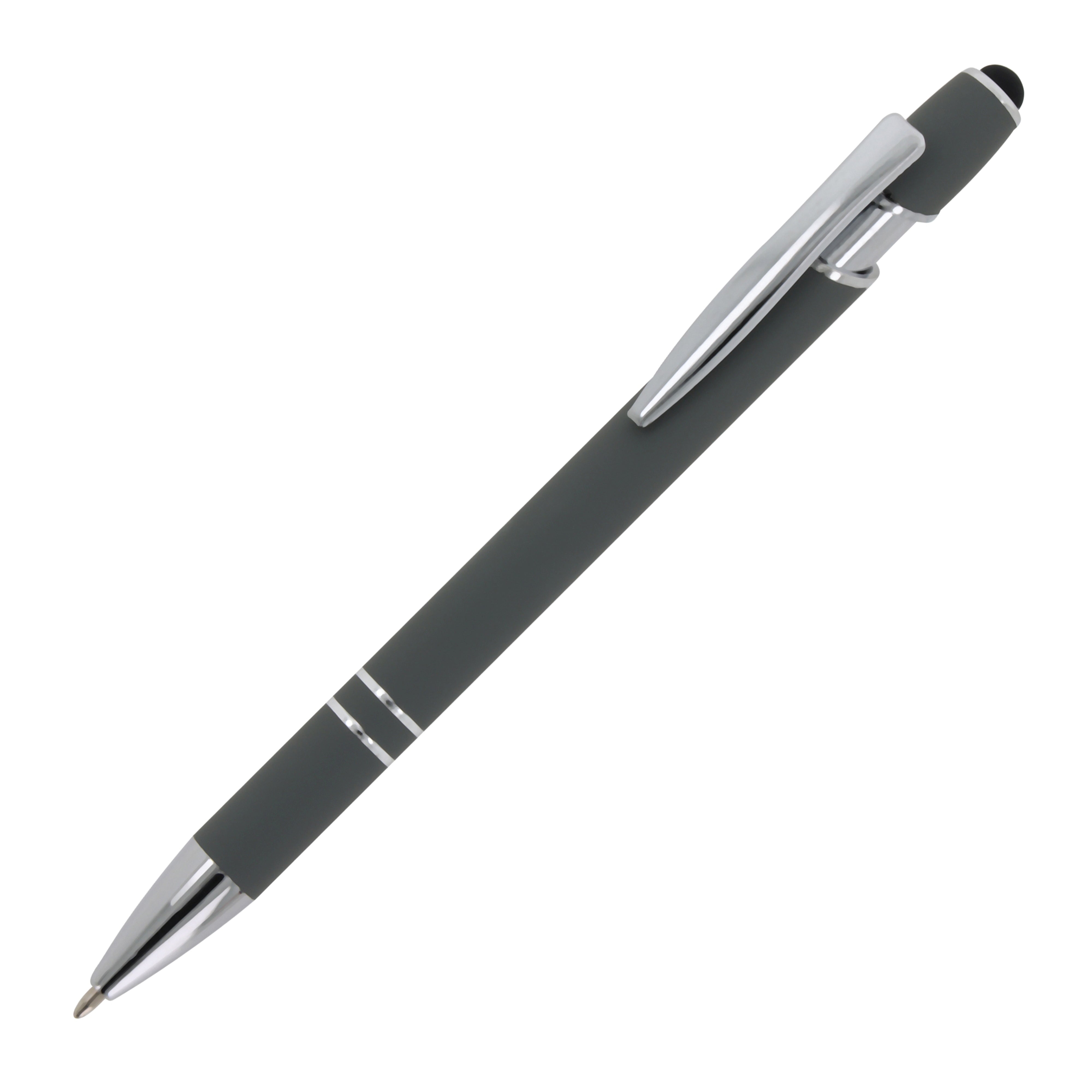 PARIS Soft Touch Metall Kugelschreiber mit Touchfunktion