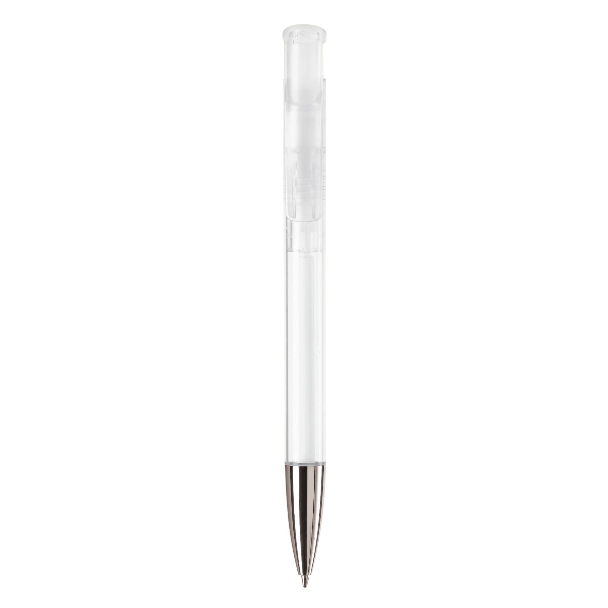 Kugelschreiber Avalon Transparent mit Metallspitze