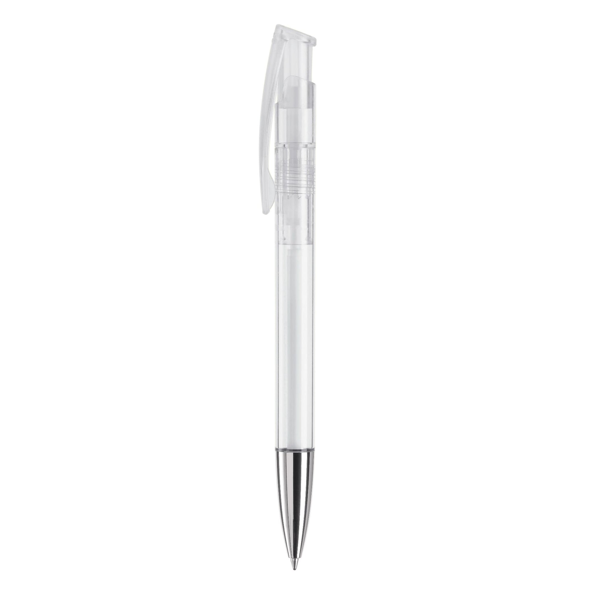 Kugelschreiber Avalon Transparent mit Metallspitze