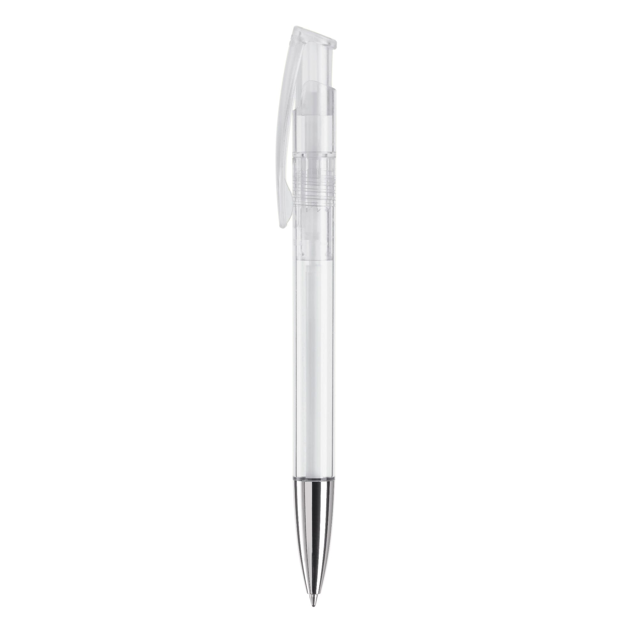 Kugelschreiber Avalon Transparent mit Metallspitze