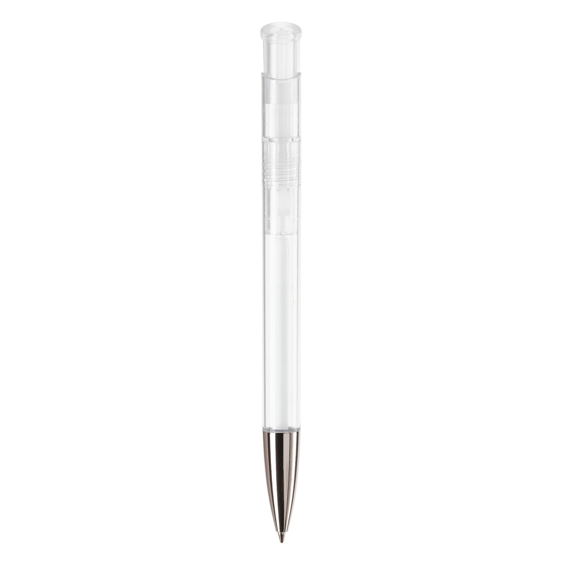 Kugelschreiber Avalon Transparent mit Metallspitze