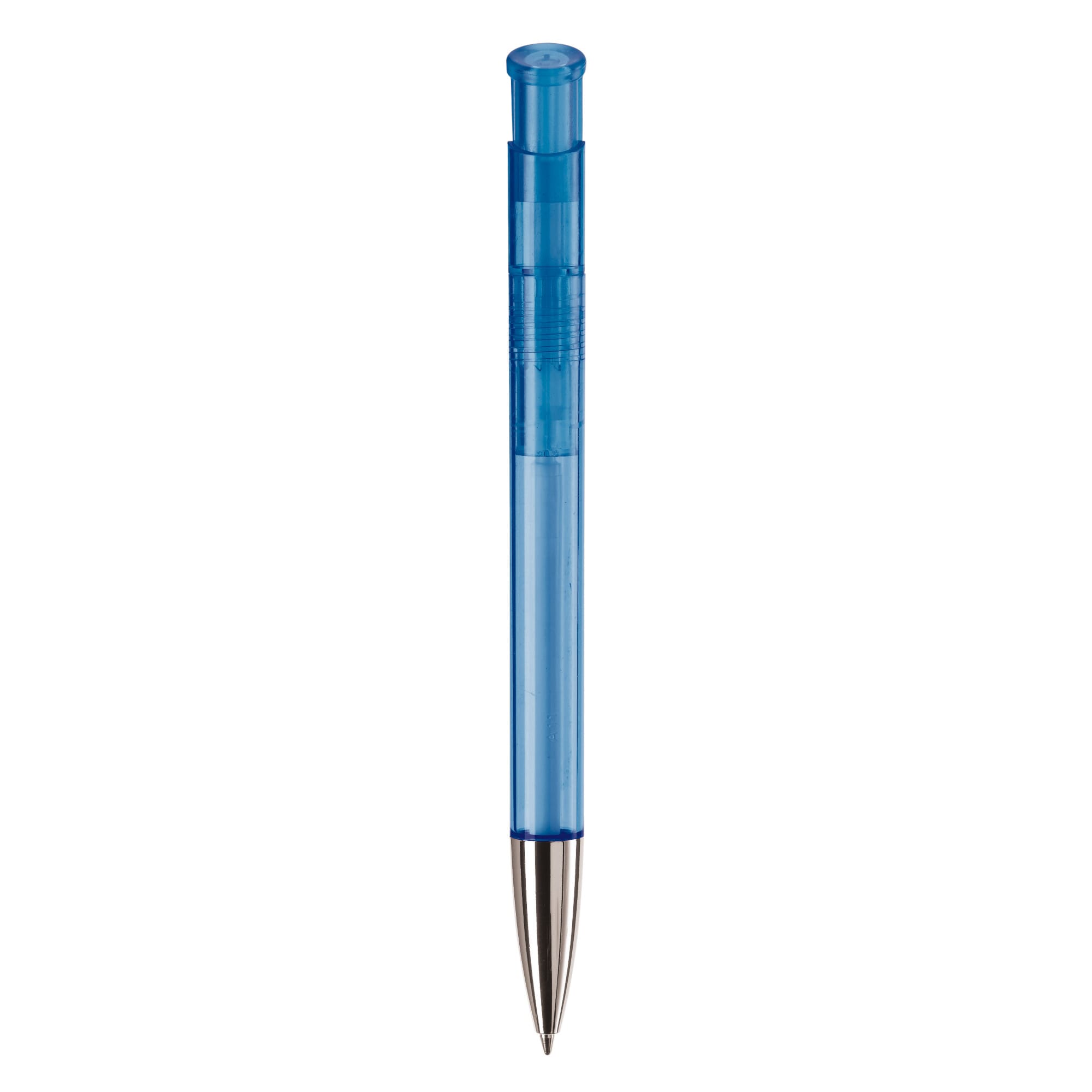 Kugelschreiber Avalon Transparent mit Metallspitze