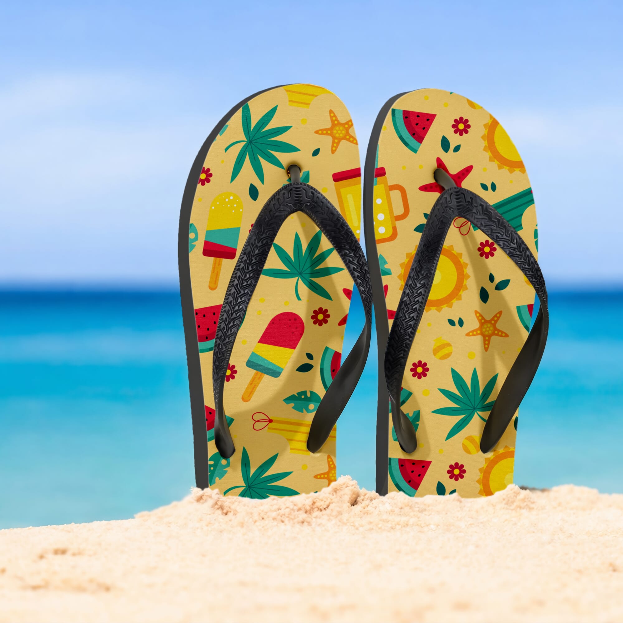 Flip Flops Größe XL 43/46 Sublimation