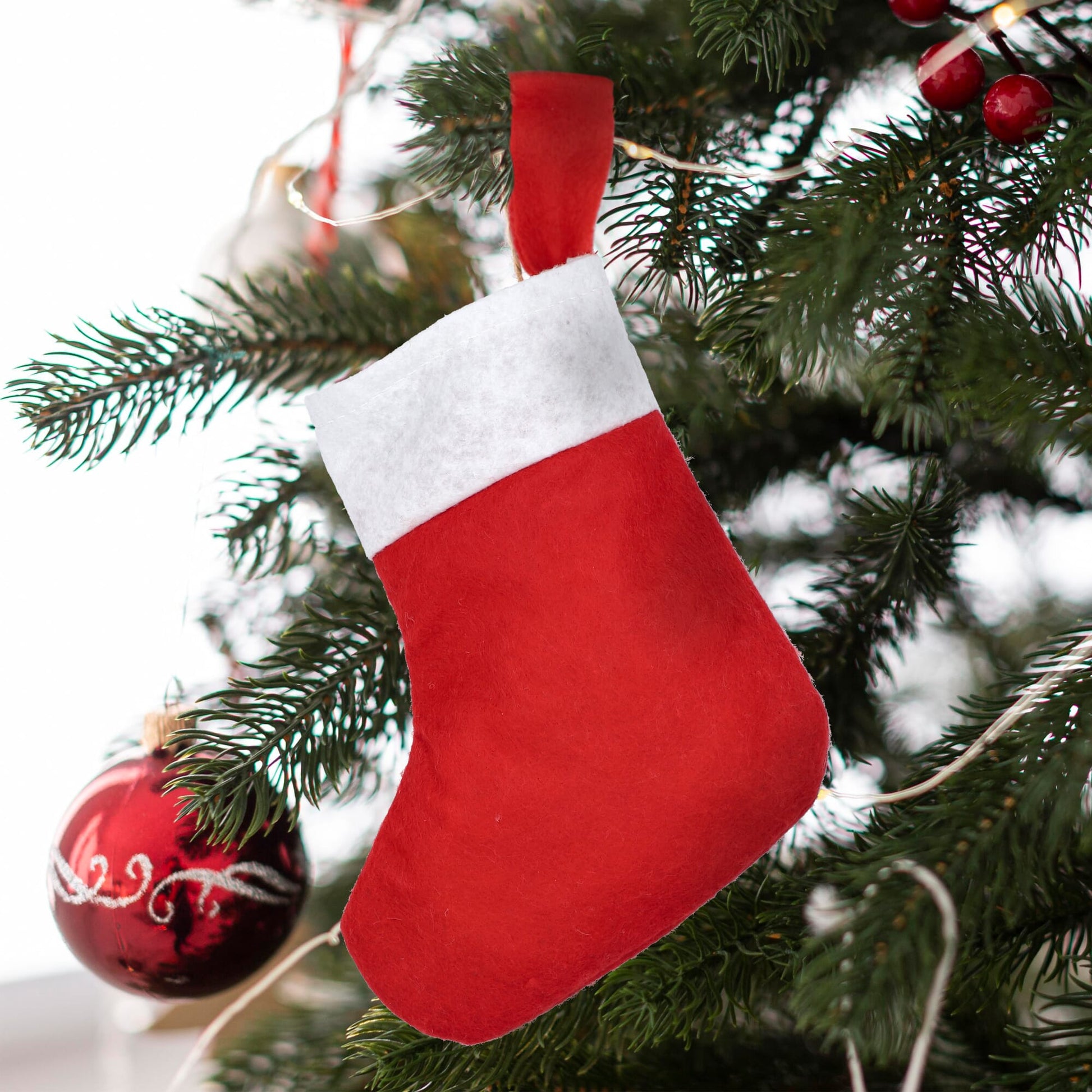 Filz-Weihnachtsstrumpf 20 cm