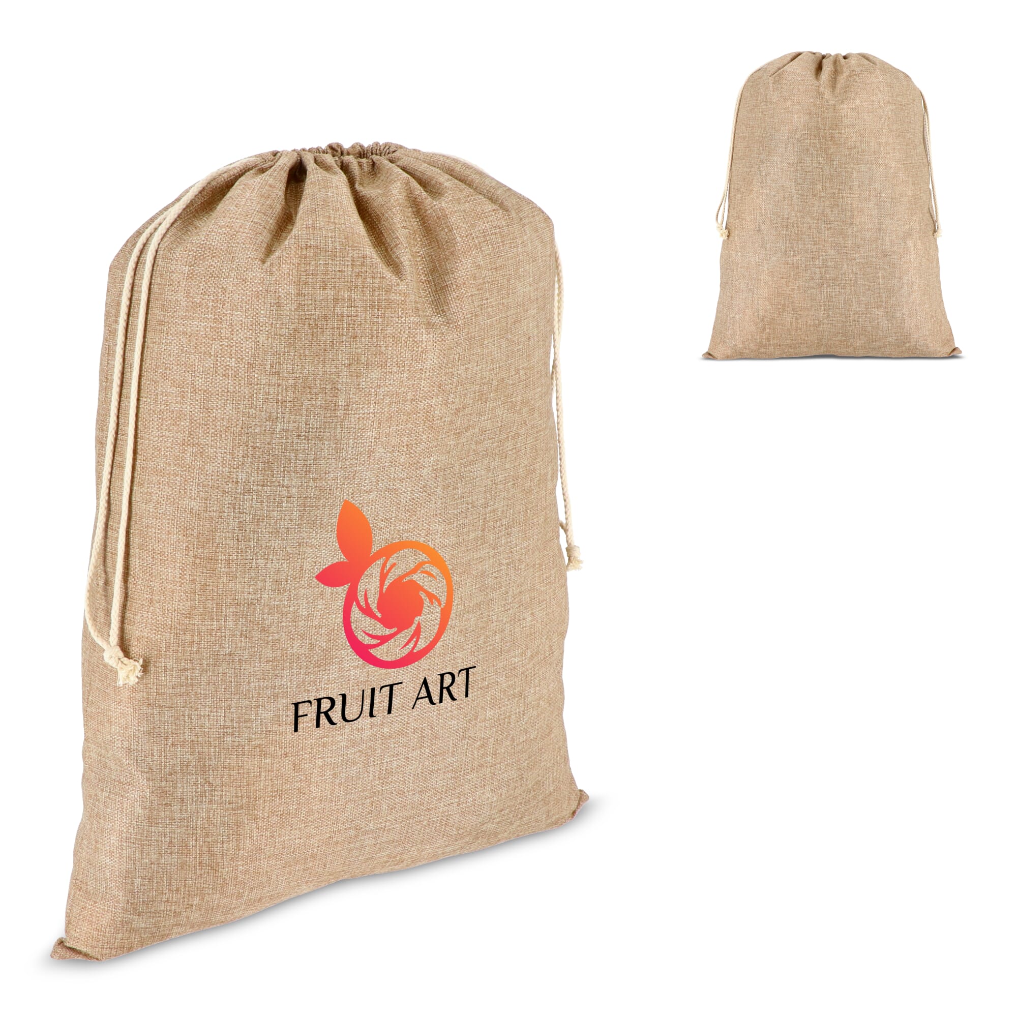 Geschenksack im Jute-Stil 50 x 70 cm