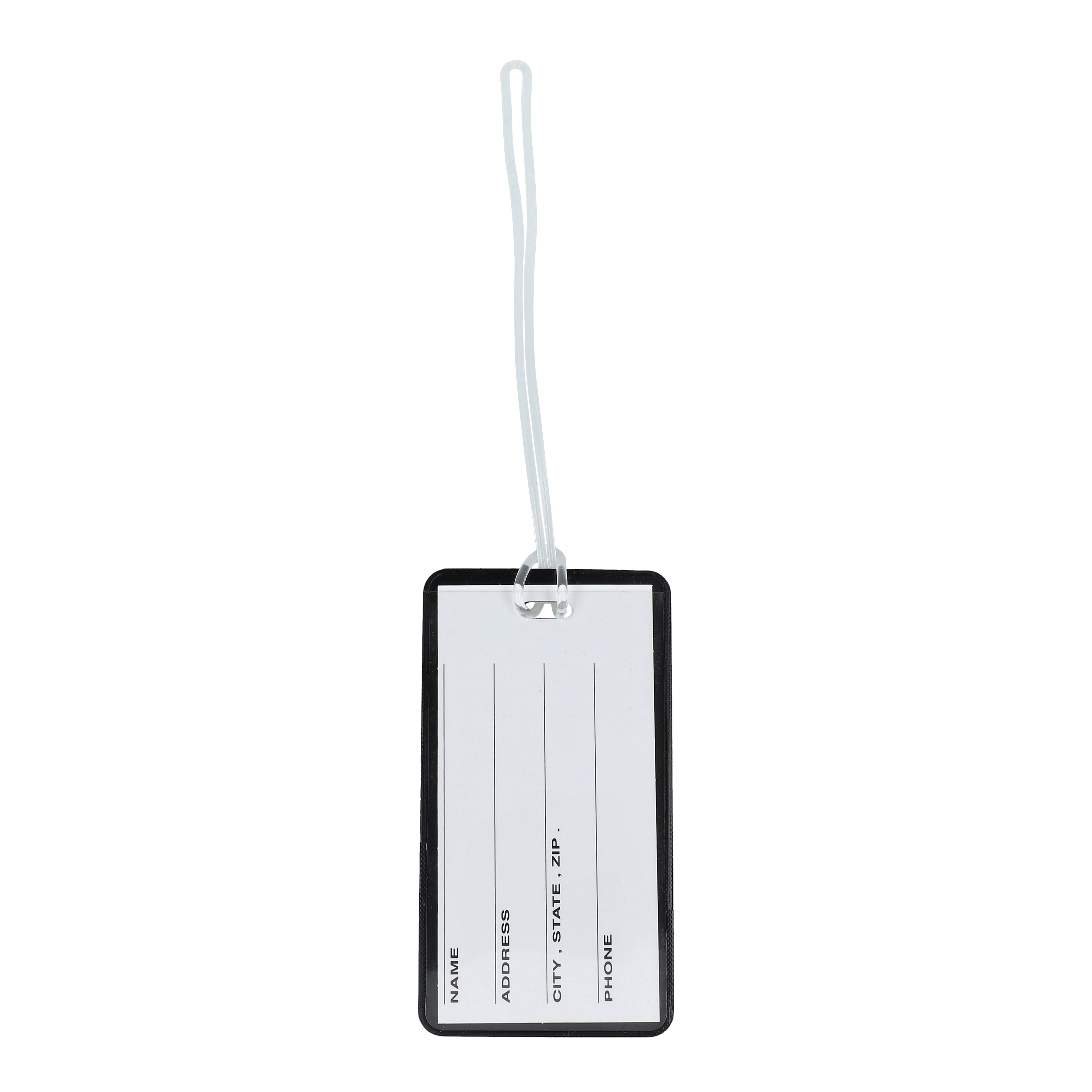 Kofferanhänger PVC mit Adressfeld
