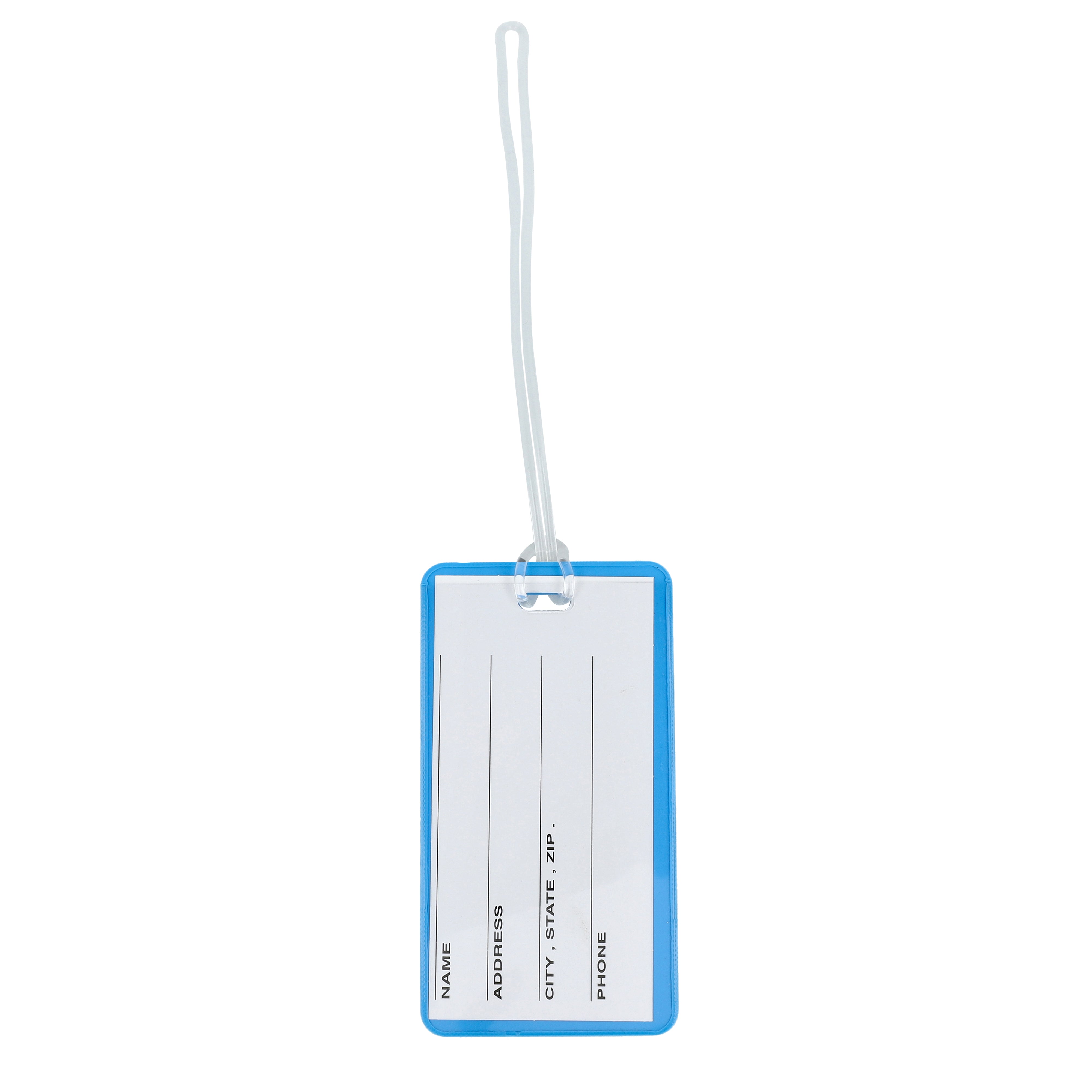 Kofferanhänger PVC mit Adressfeld