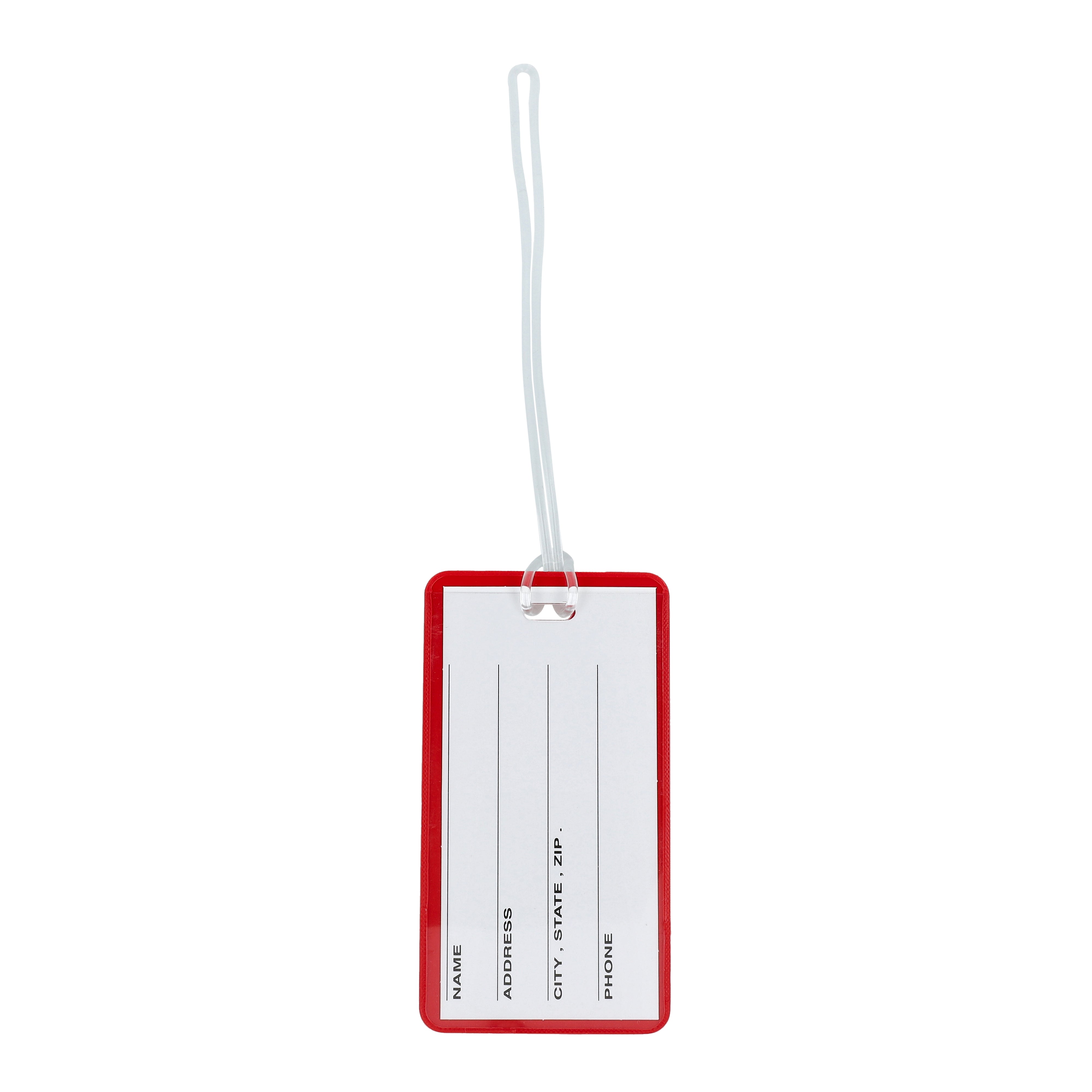 Kofferanhänger PVC mit Adressfeld