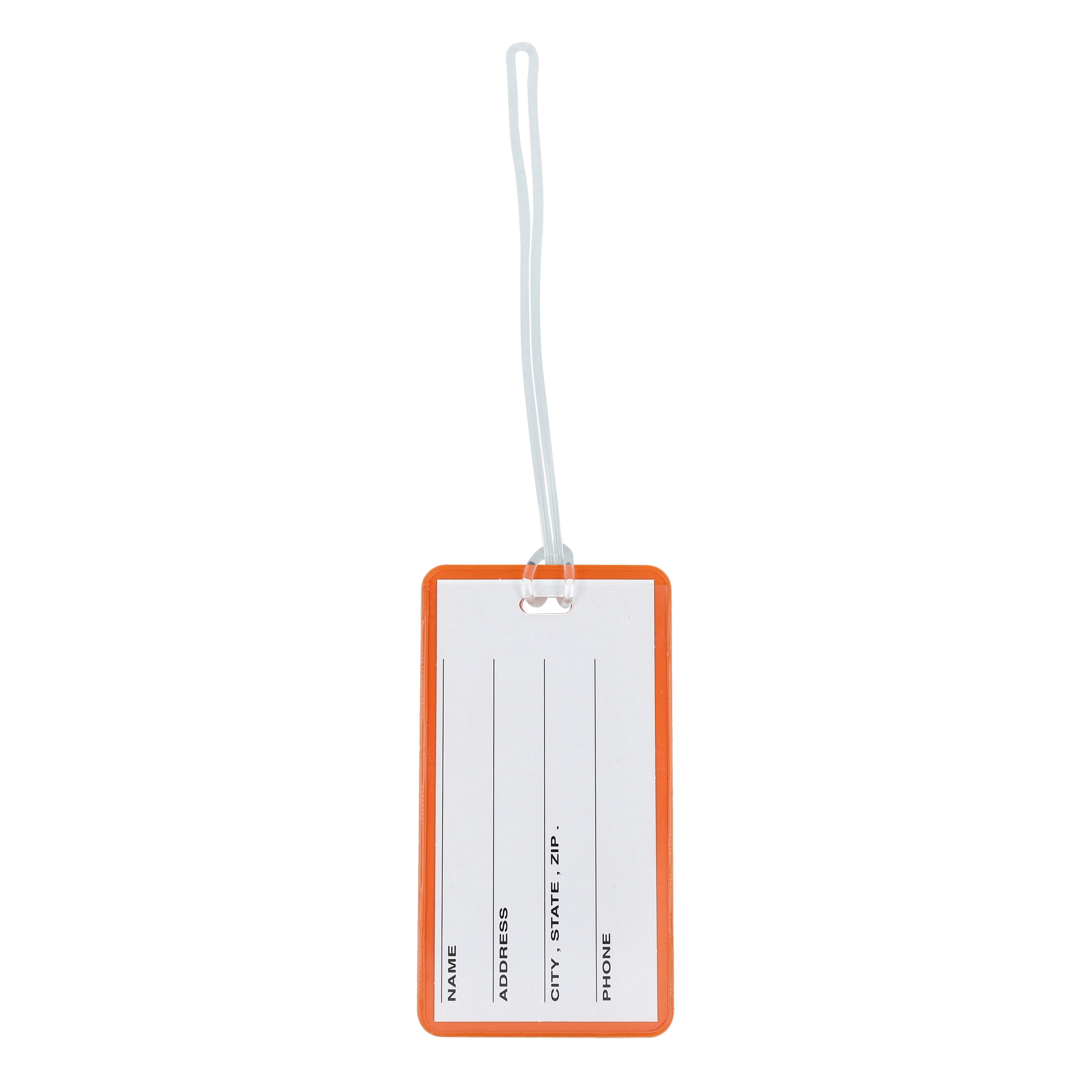 Kofferanhänger PVC mit Adressfeld