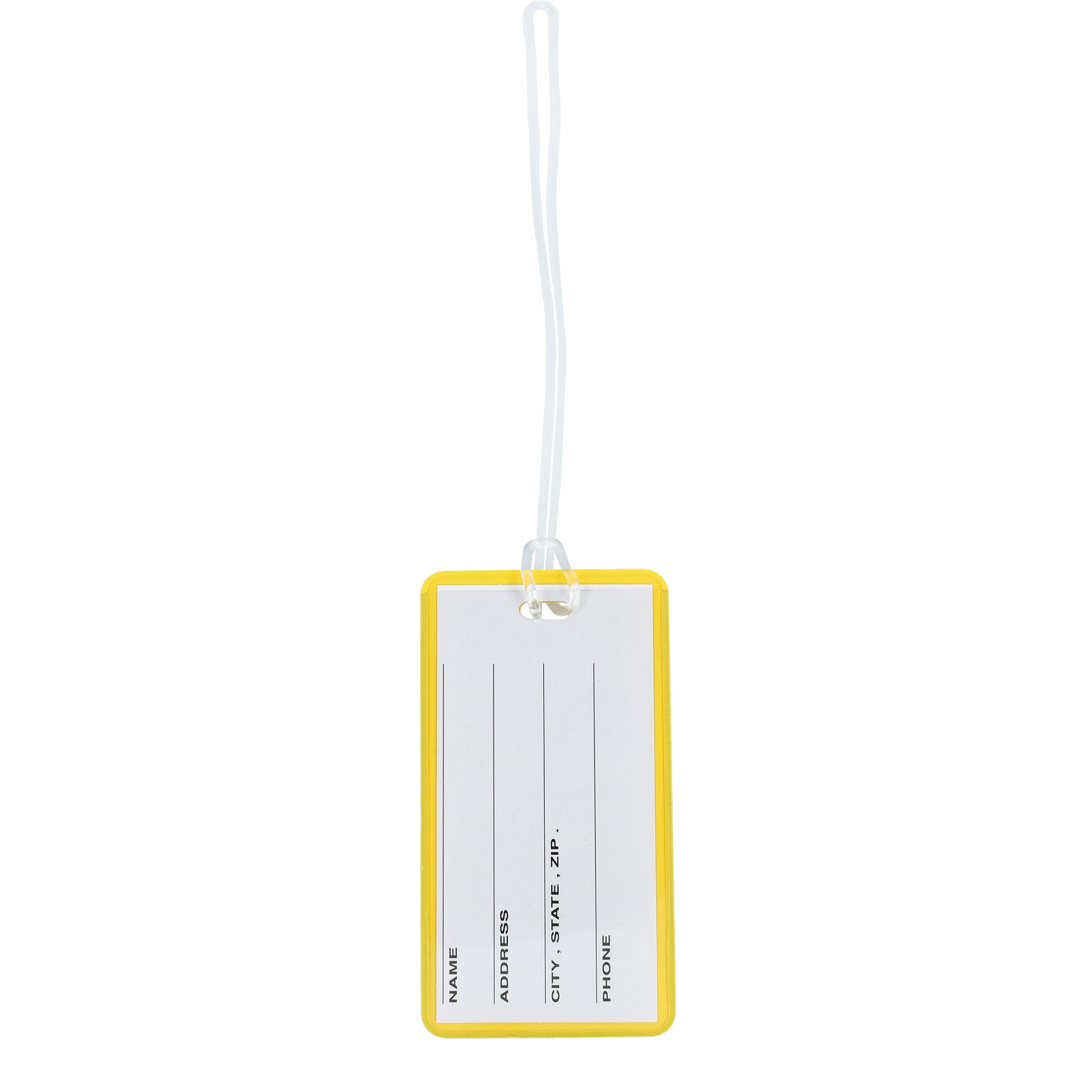 Kofferanhänger PVC mit Adressfeld