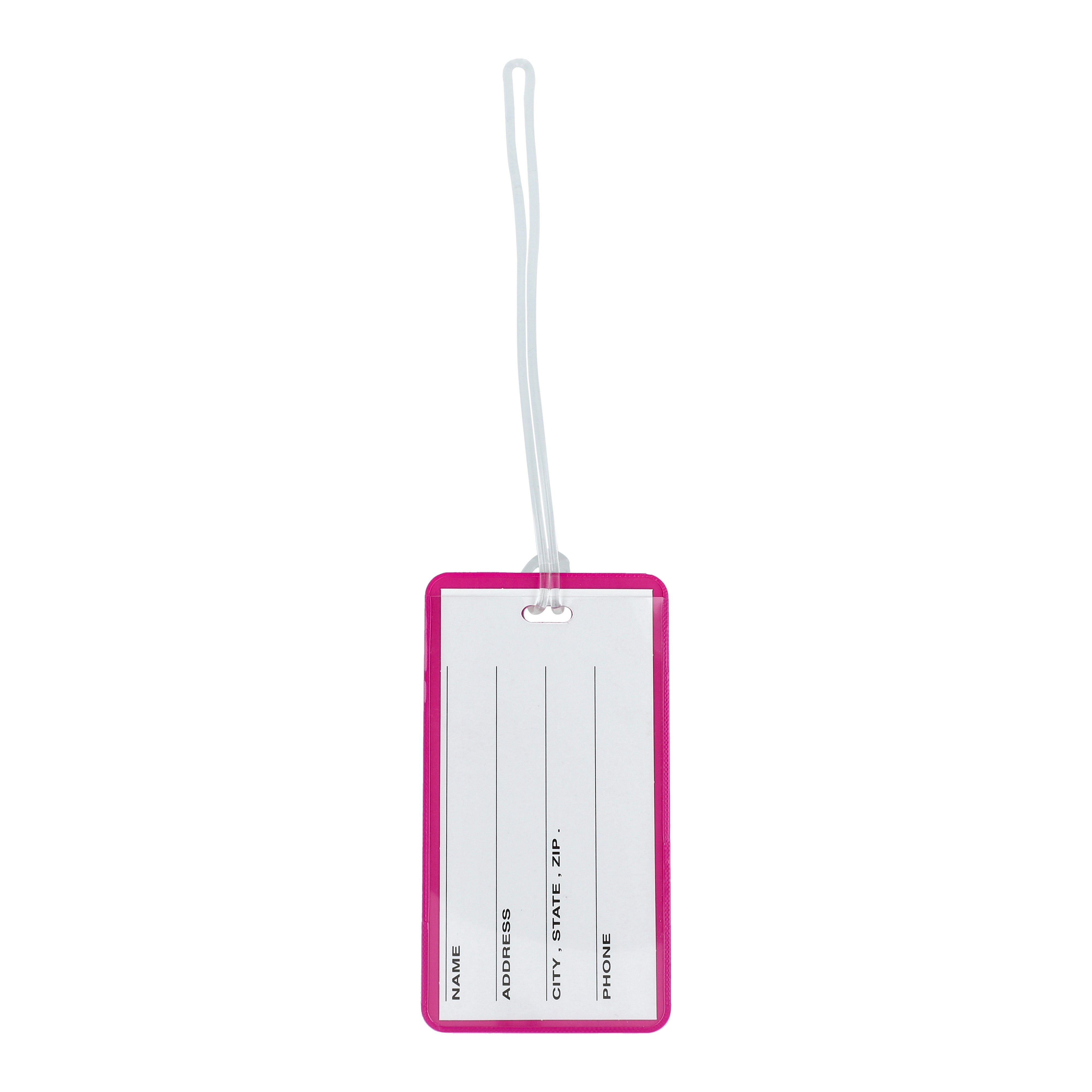 Kofferanhänger PVC mit Adressfeld
