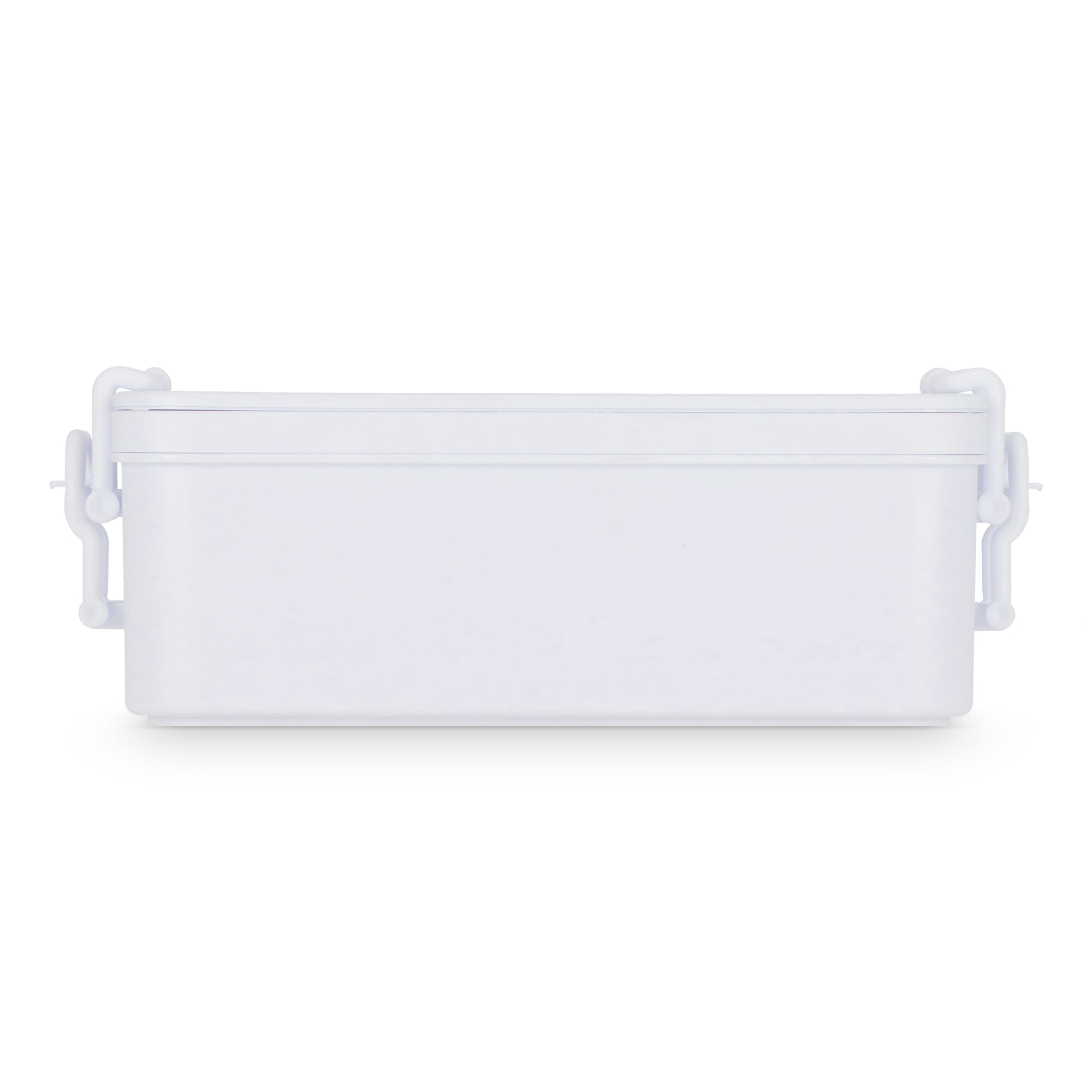 Doppelte Lunchbox mit Besteck