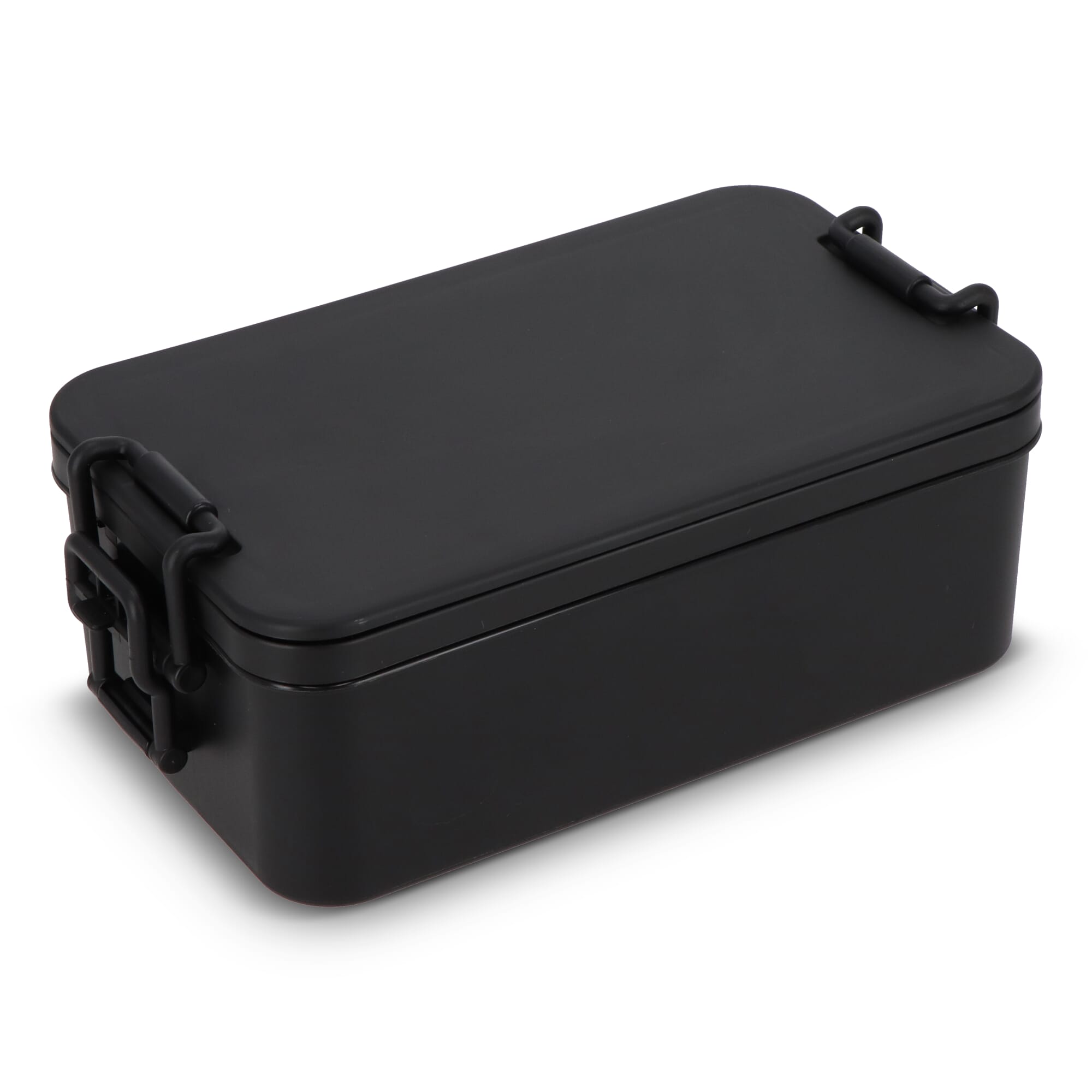 Doppelte Lunchbox mit Besteck