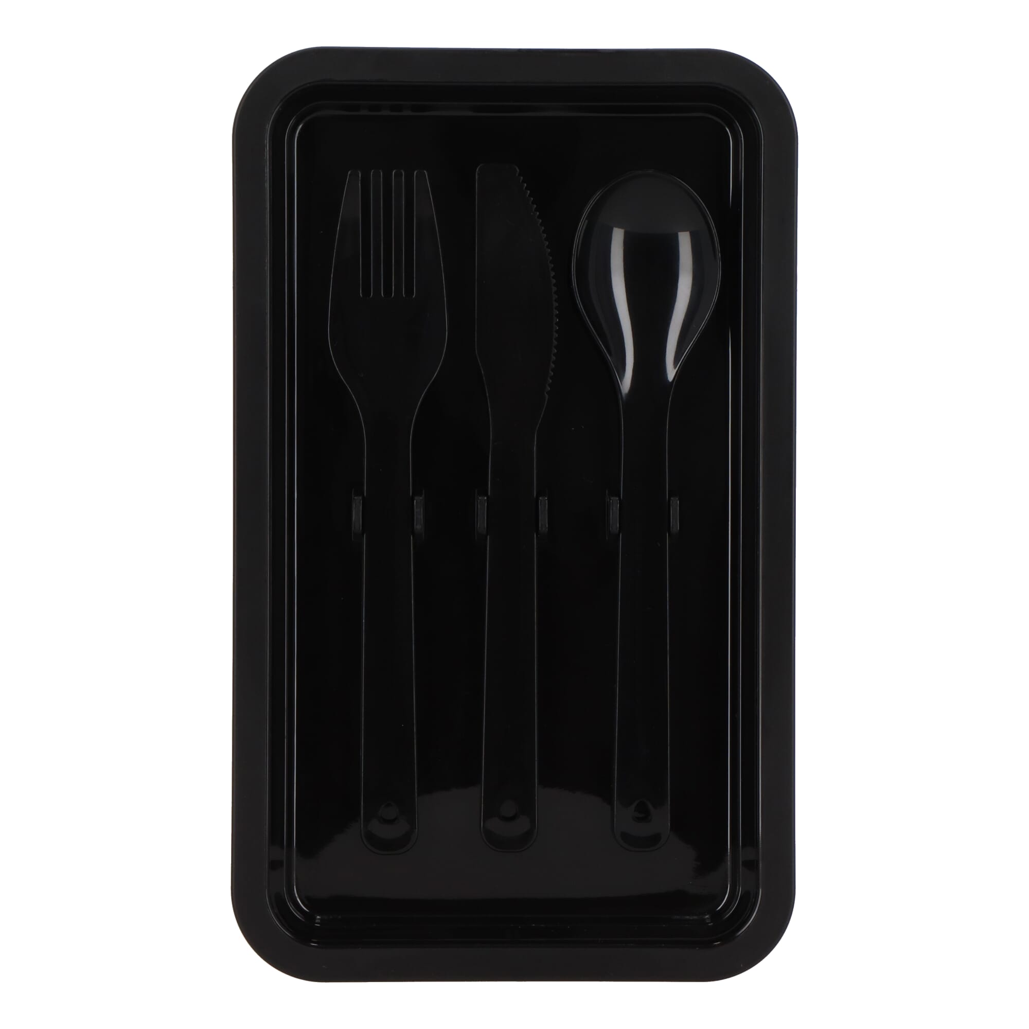 Doppelte Lunchbox mit Besteck