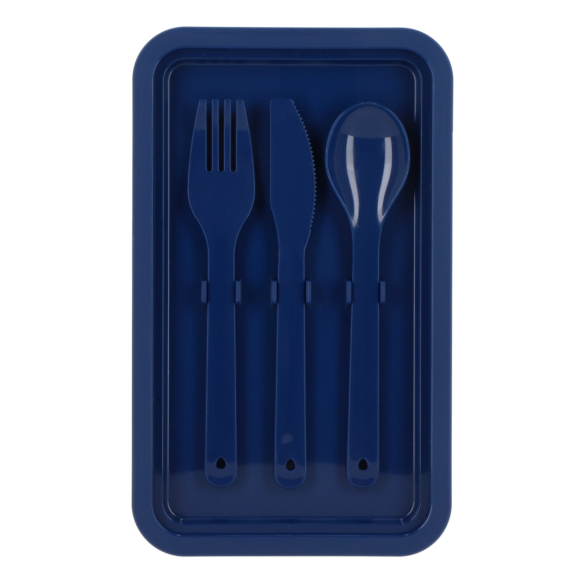 Doppelte Lunchbox mit Besteck