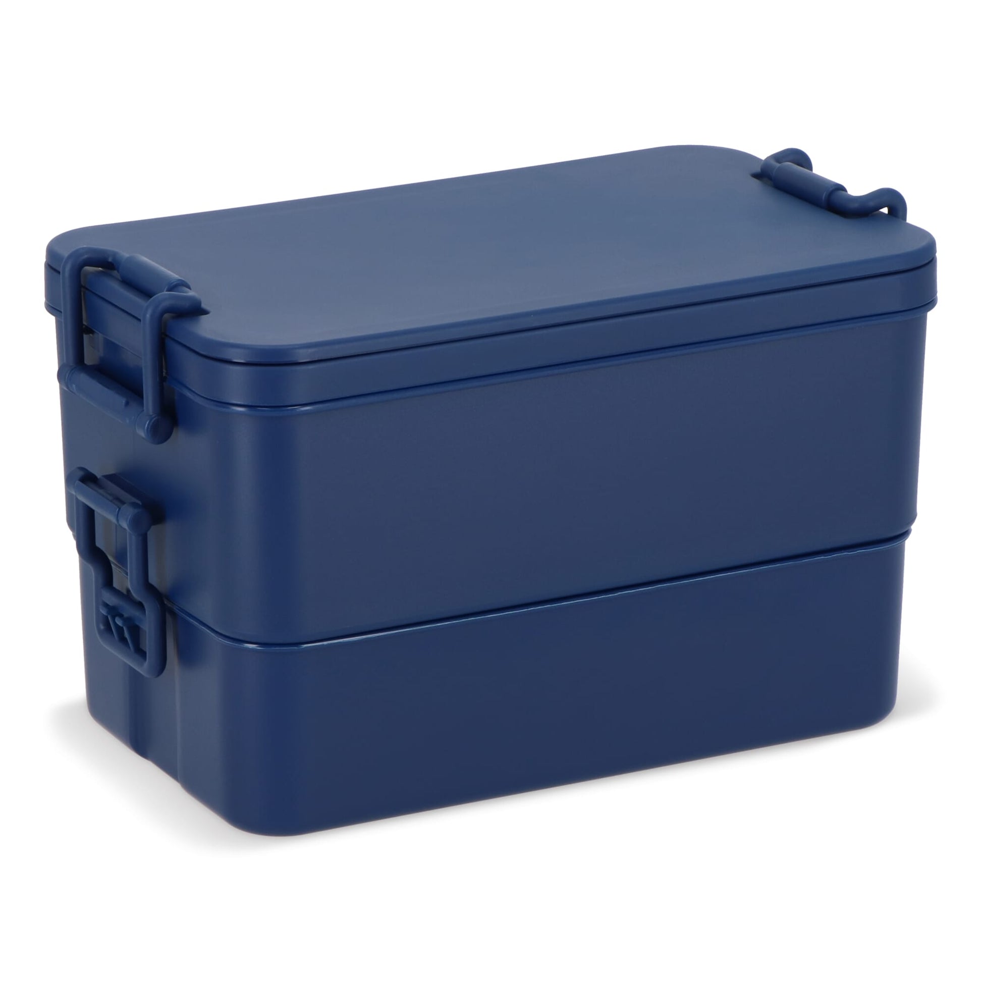 Doppelte Lunchbox mit Besteck