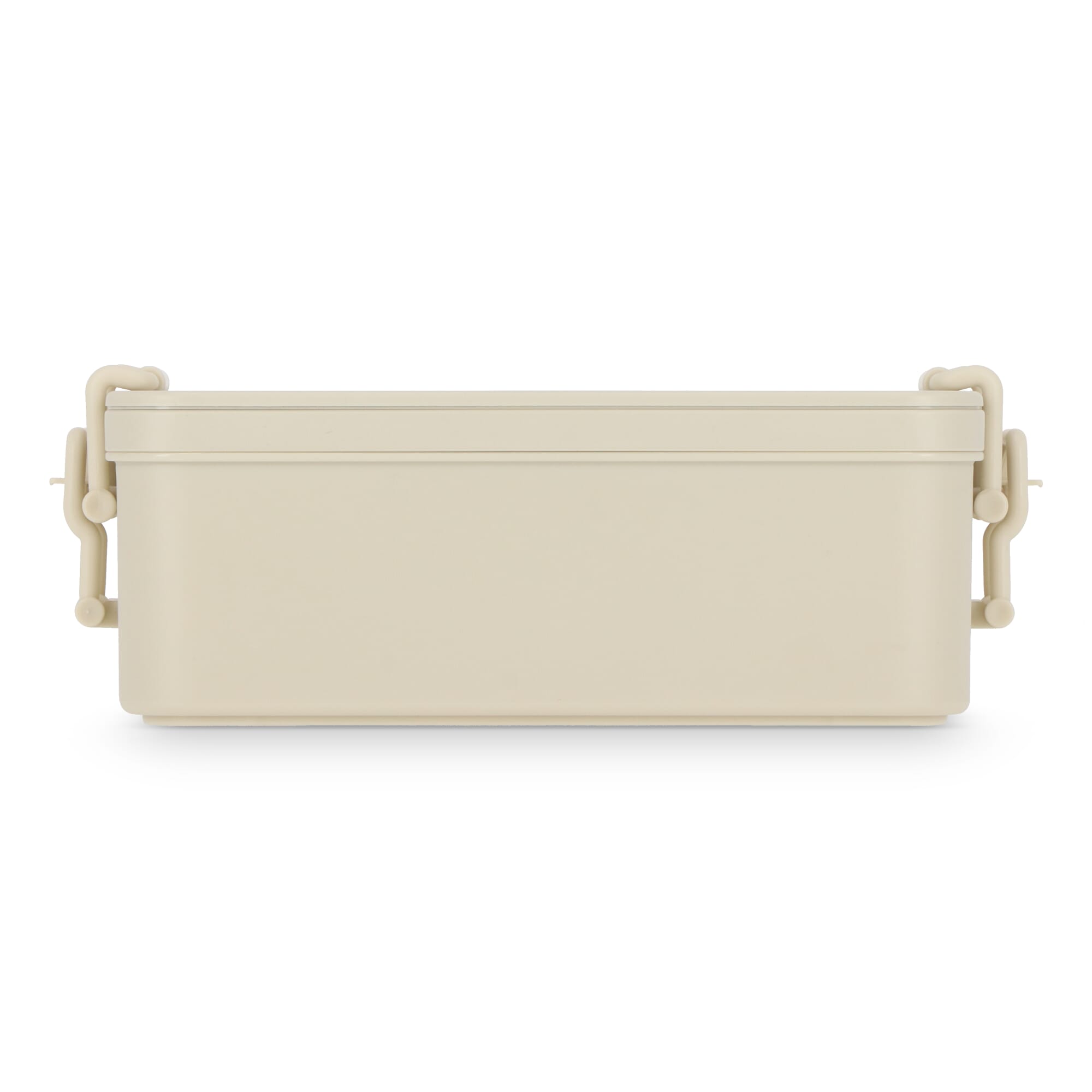 Doppelte Lunchbox mit Besteck