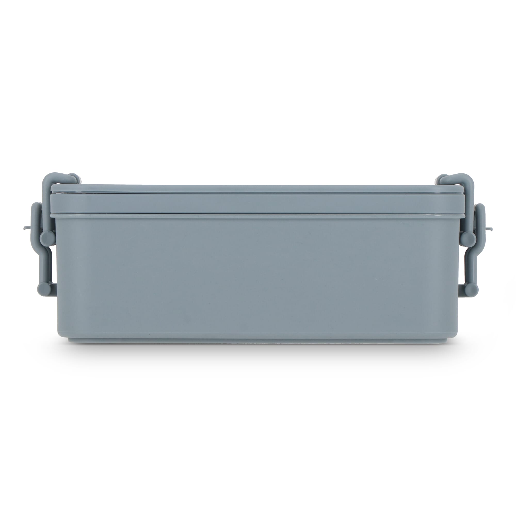 Doppelte Lunchbox mit Besteck