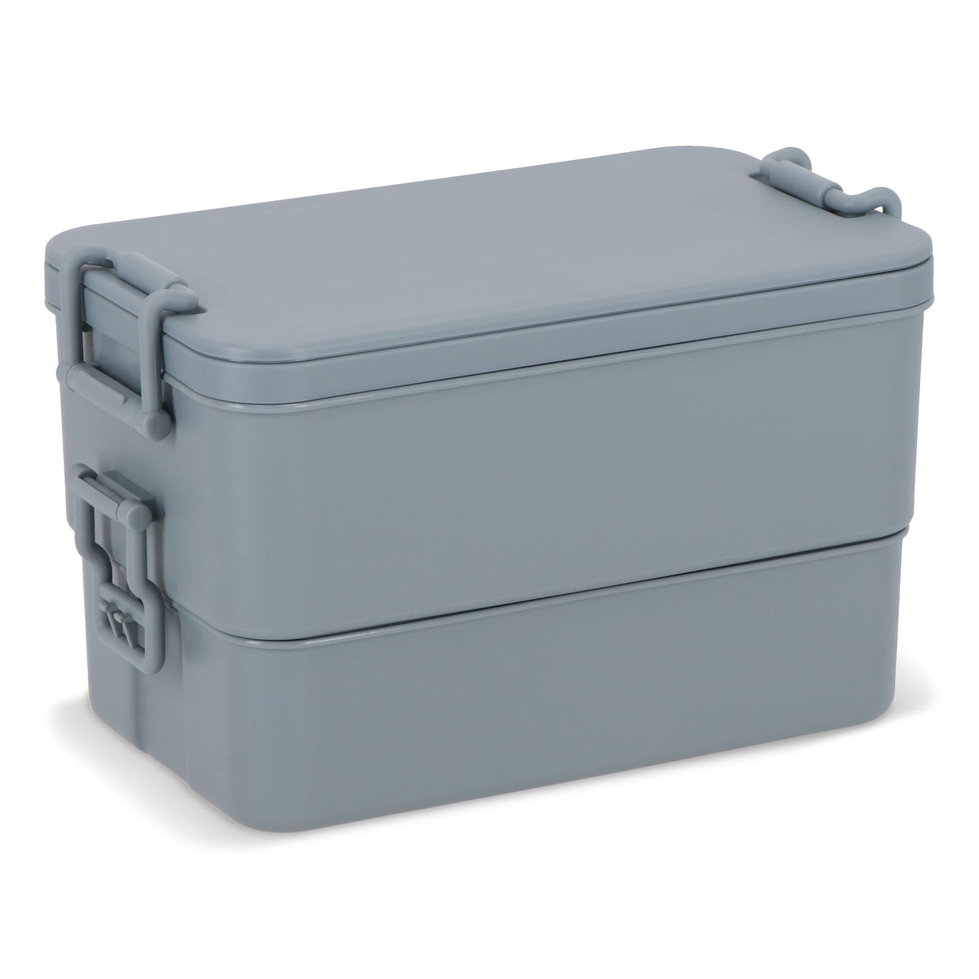 Doppelte Lunchbox mit Besteck