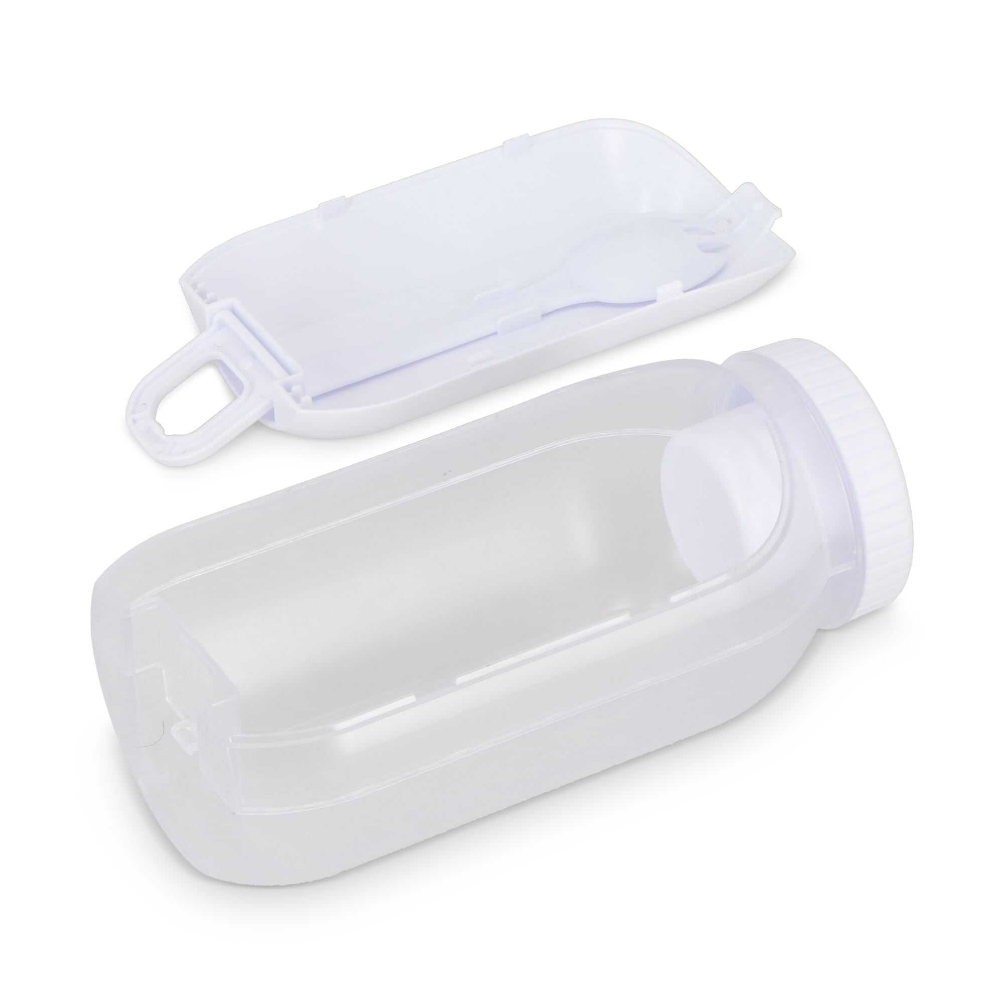 All-in-One-Lunchbox mit Soßenfach und Löffel-Gabel