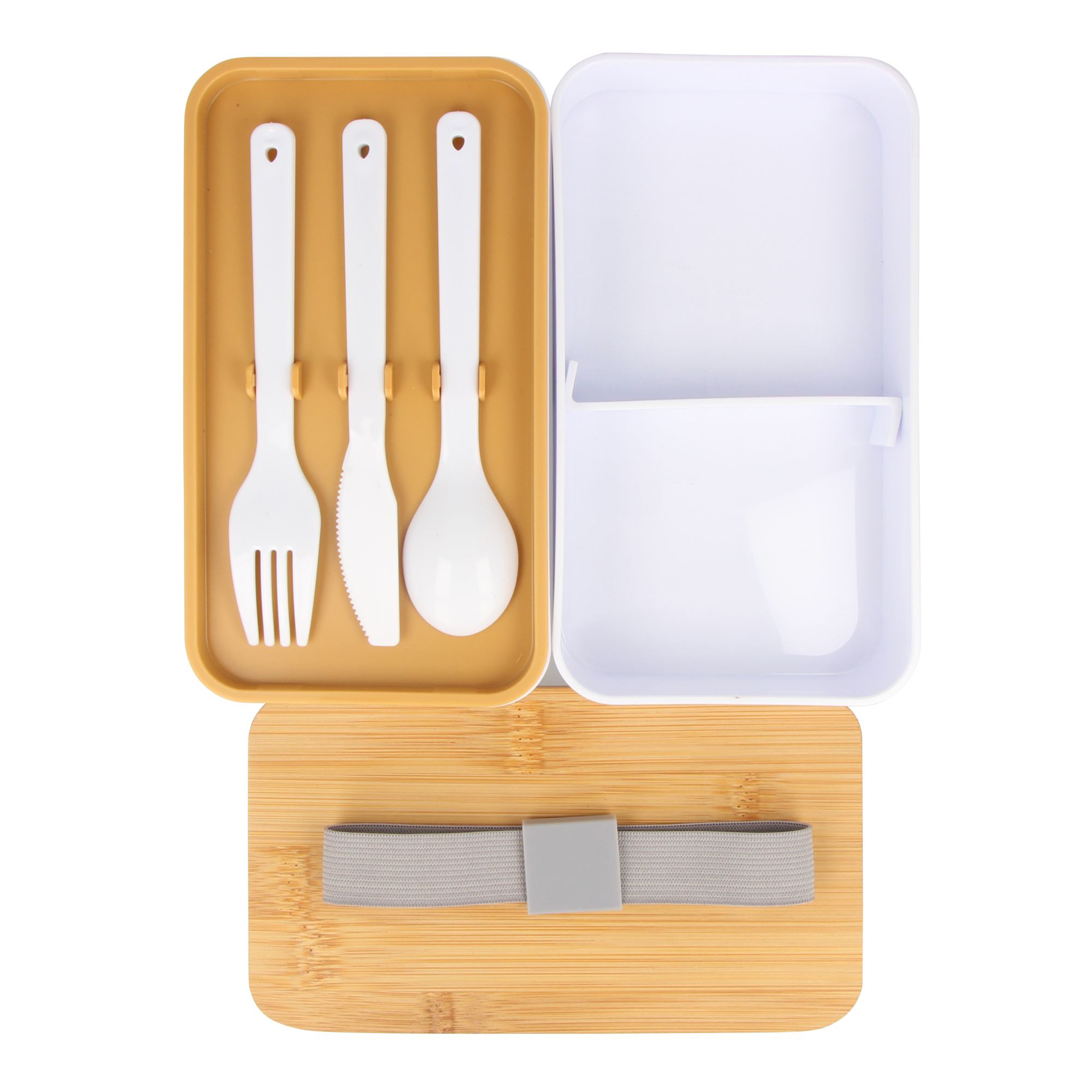Lunchbox Bento aus recyceltem PP & Bambus