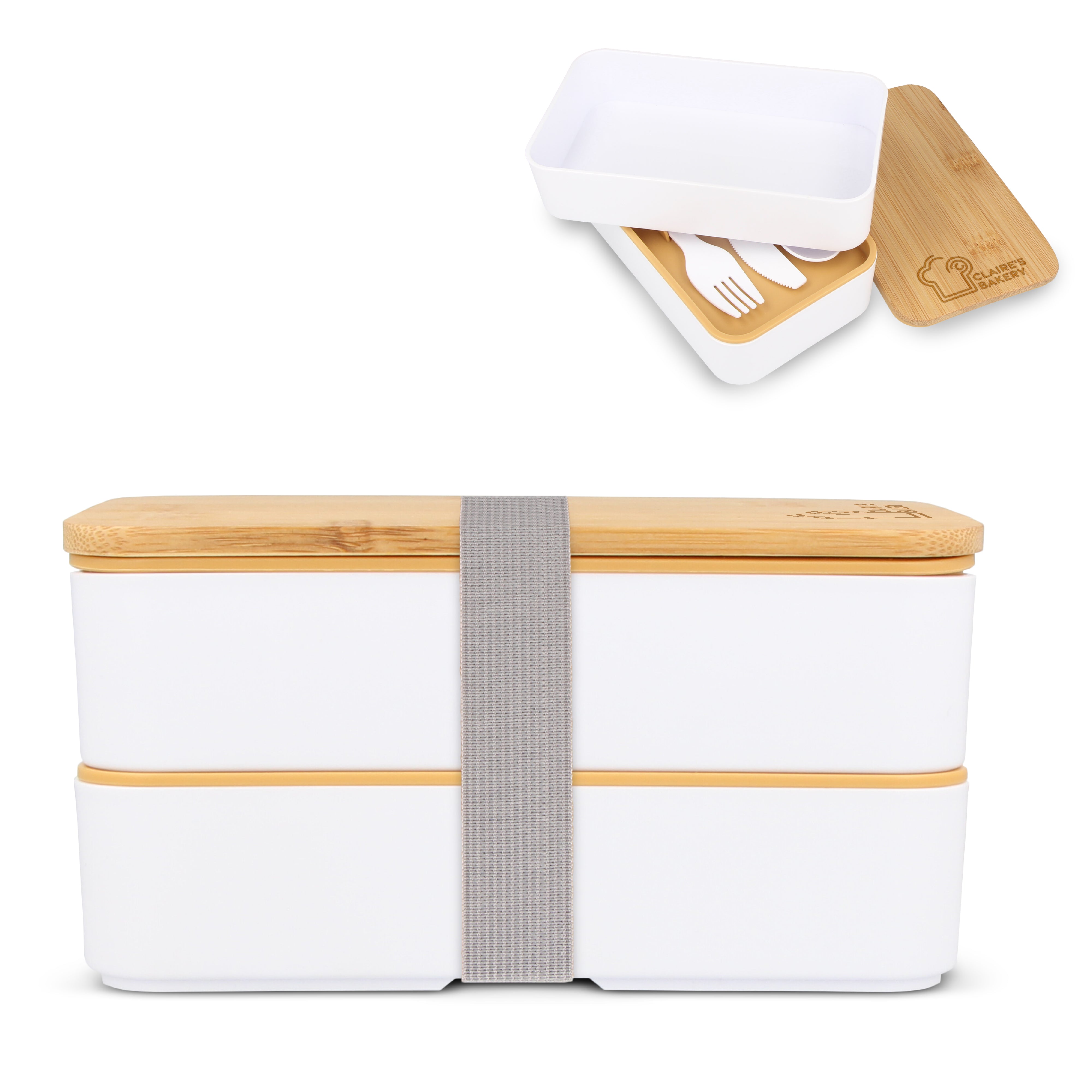 Lunchbox Bento aus recyceltem PP & Bambus