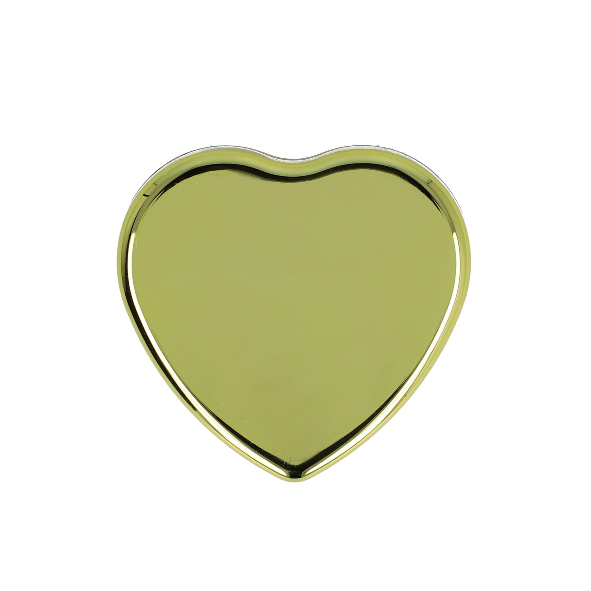 Lippenbalsam in Flacher metallischer Herzformdose