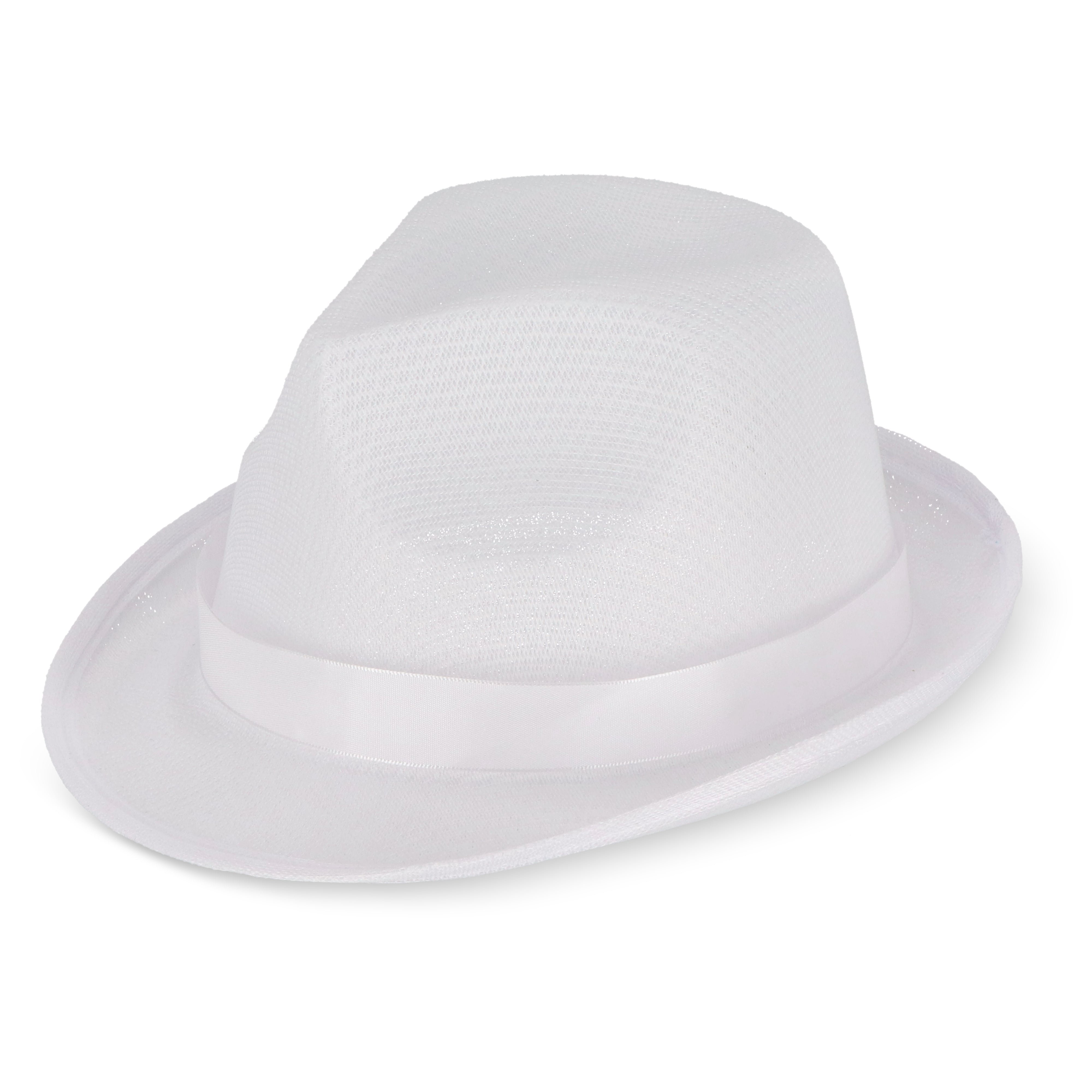 Sommerhut aus Polyester mit farbigem Hutband