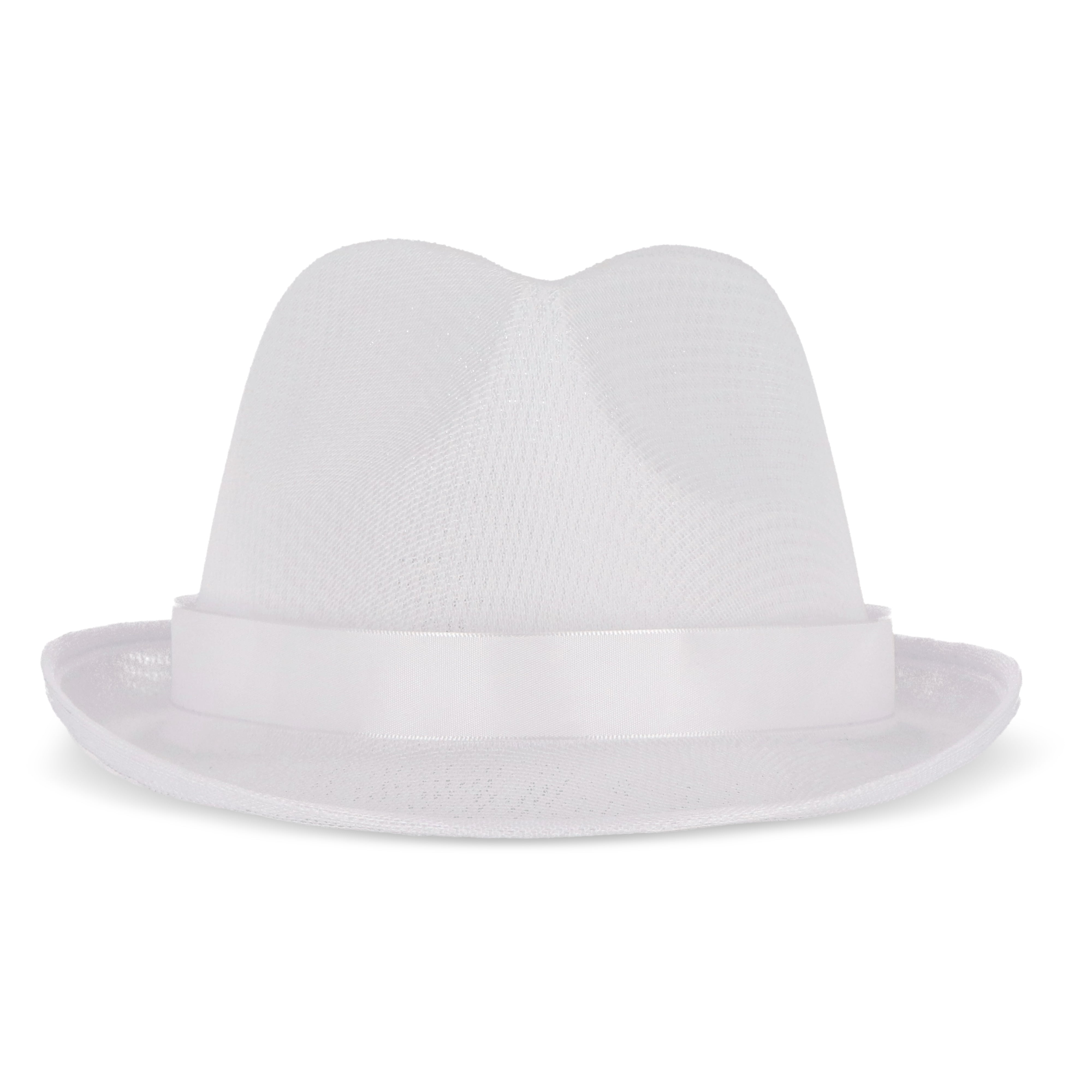 Sommerhut aus Polyester mit farbigem Hutband