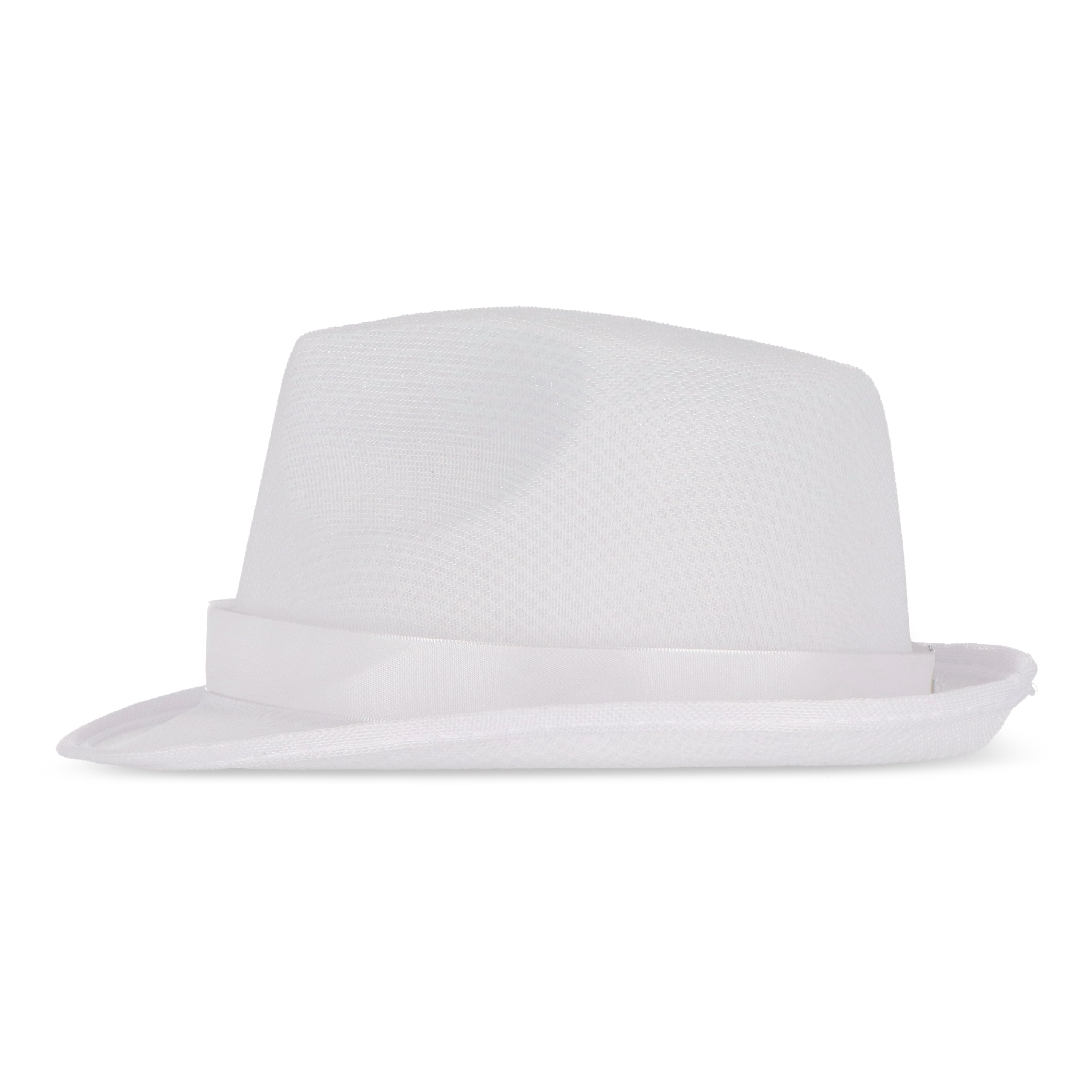 Sommerhut aus Polyester mit farbigem Hutband