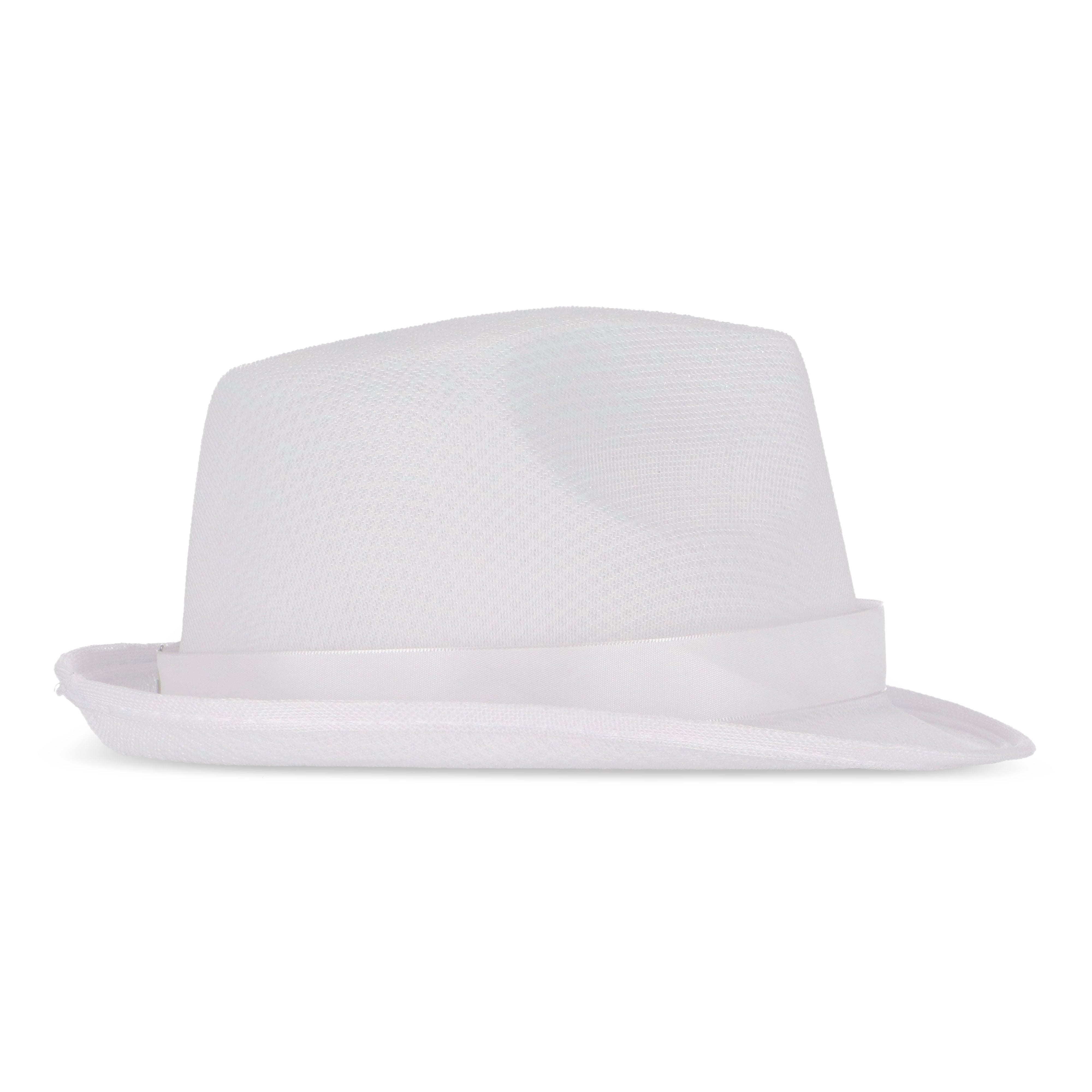 Sommerhut aus Polyester mit farbigem Hutband