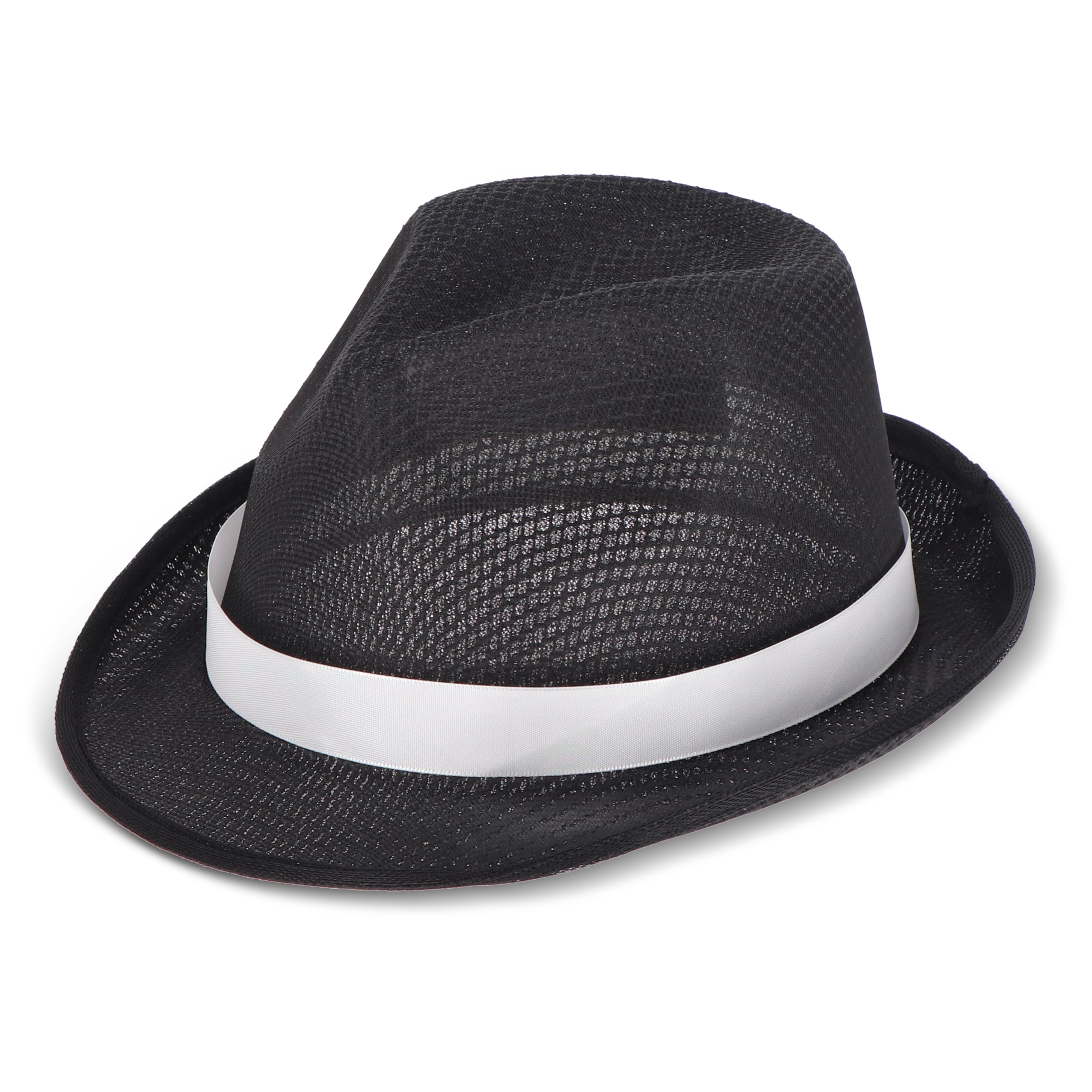 Sommerhut aus Polyester mit farbigem Hutband