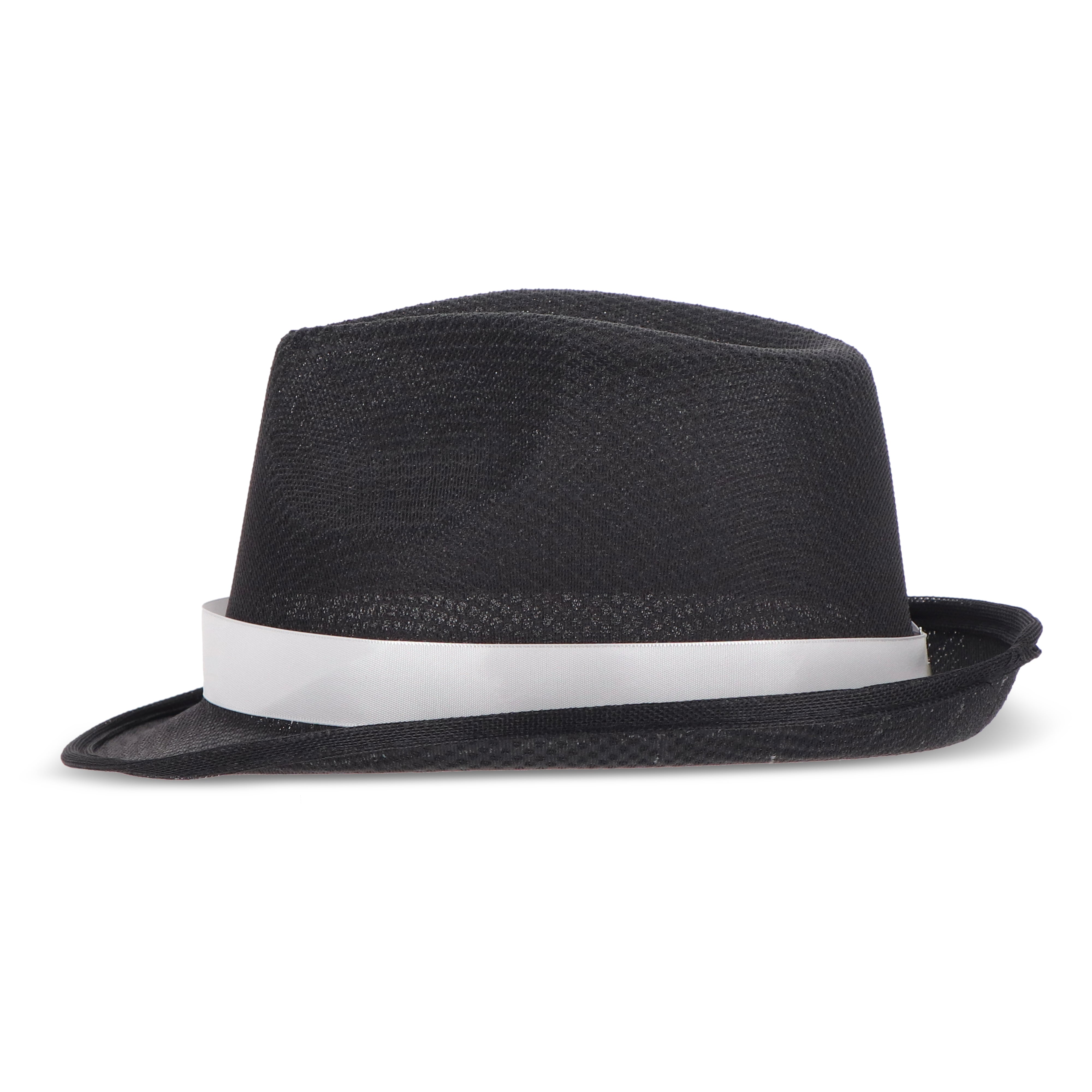 Sommerhut aus Polyester mit farbigem Hutband