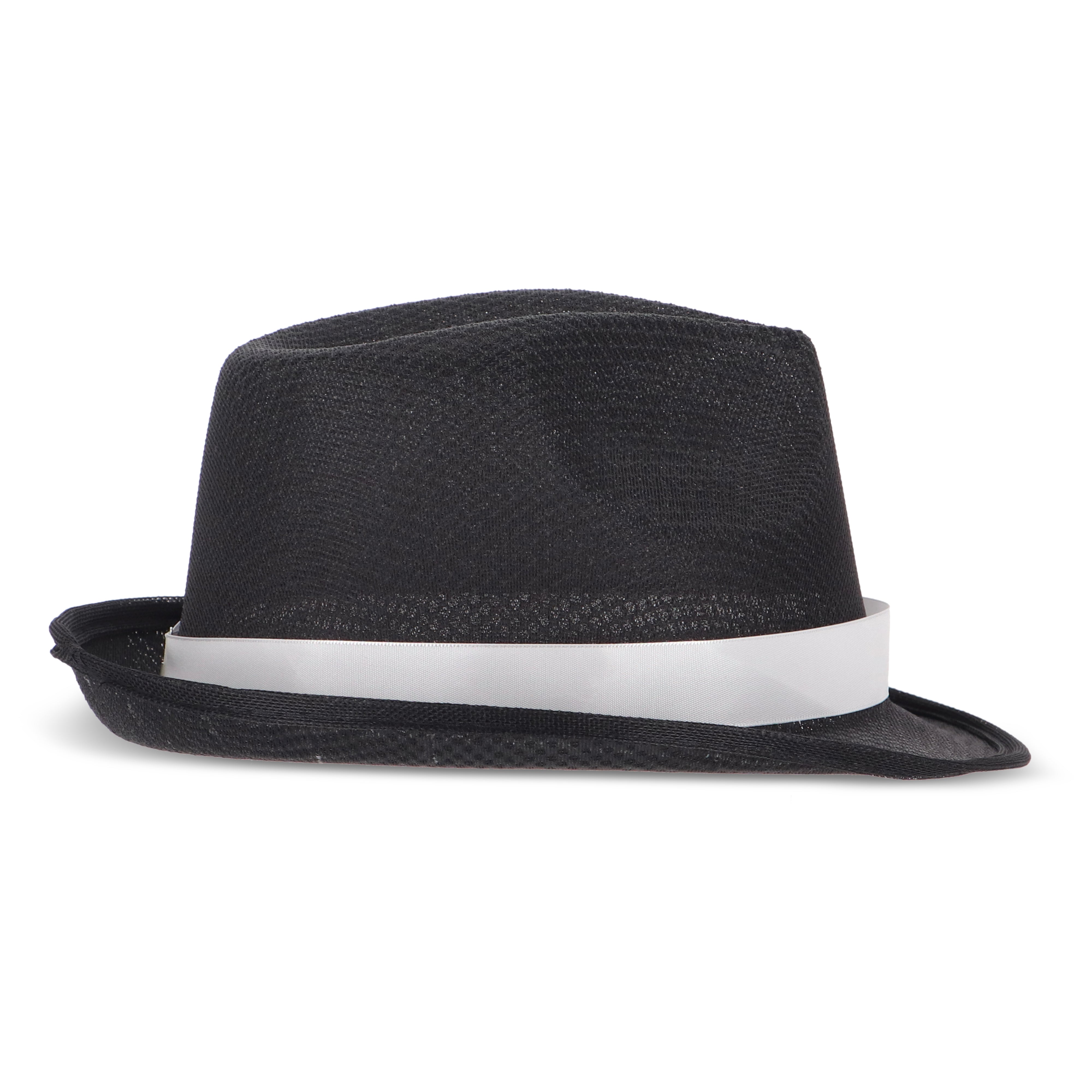Sommerhut aus Polyester mit farbigem Hutband