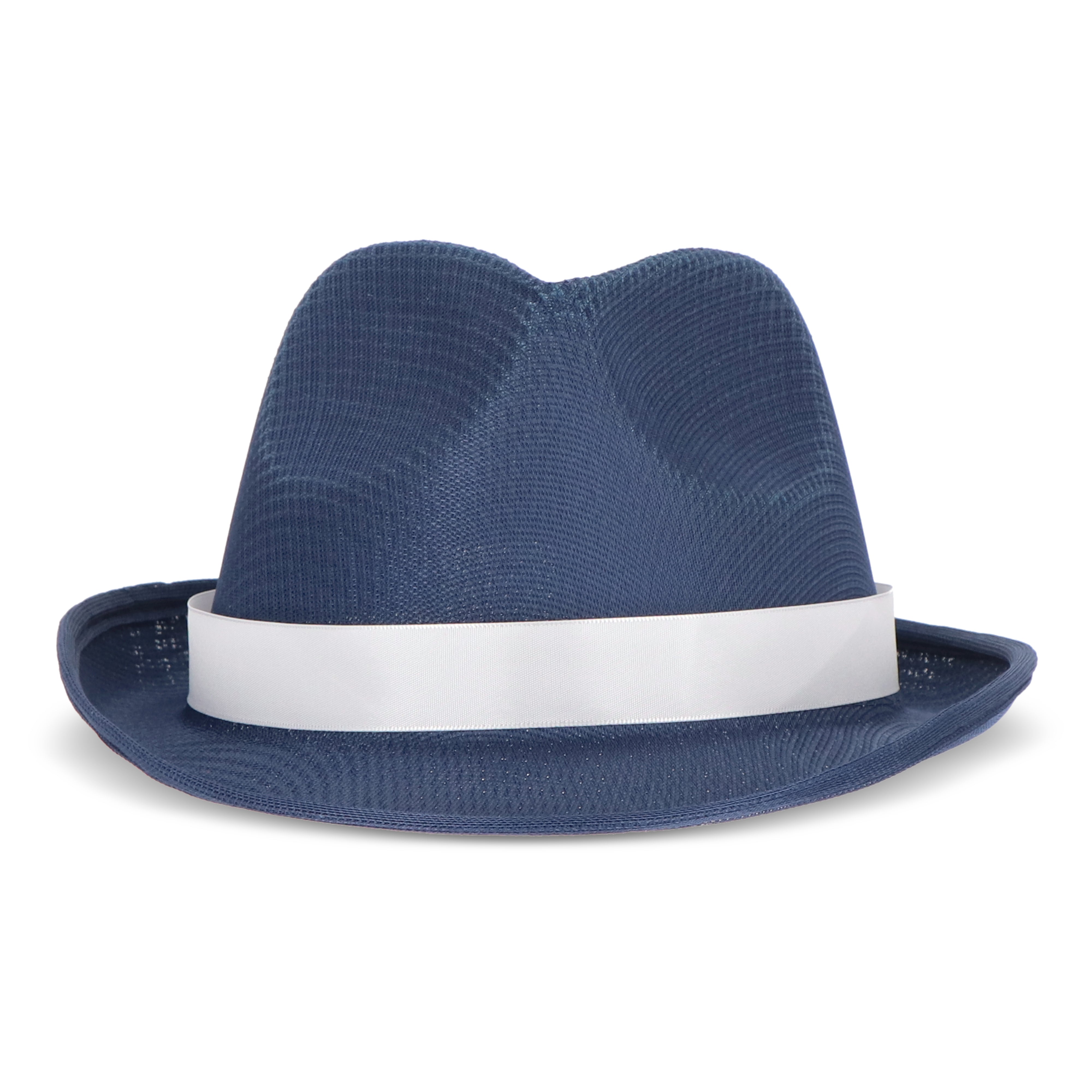 Sommerhut aus Polyester mit farbigem Hutband
