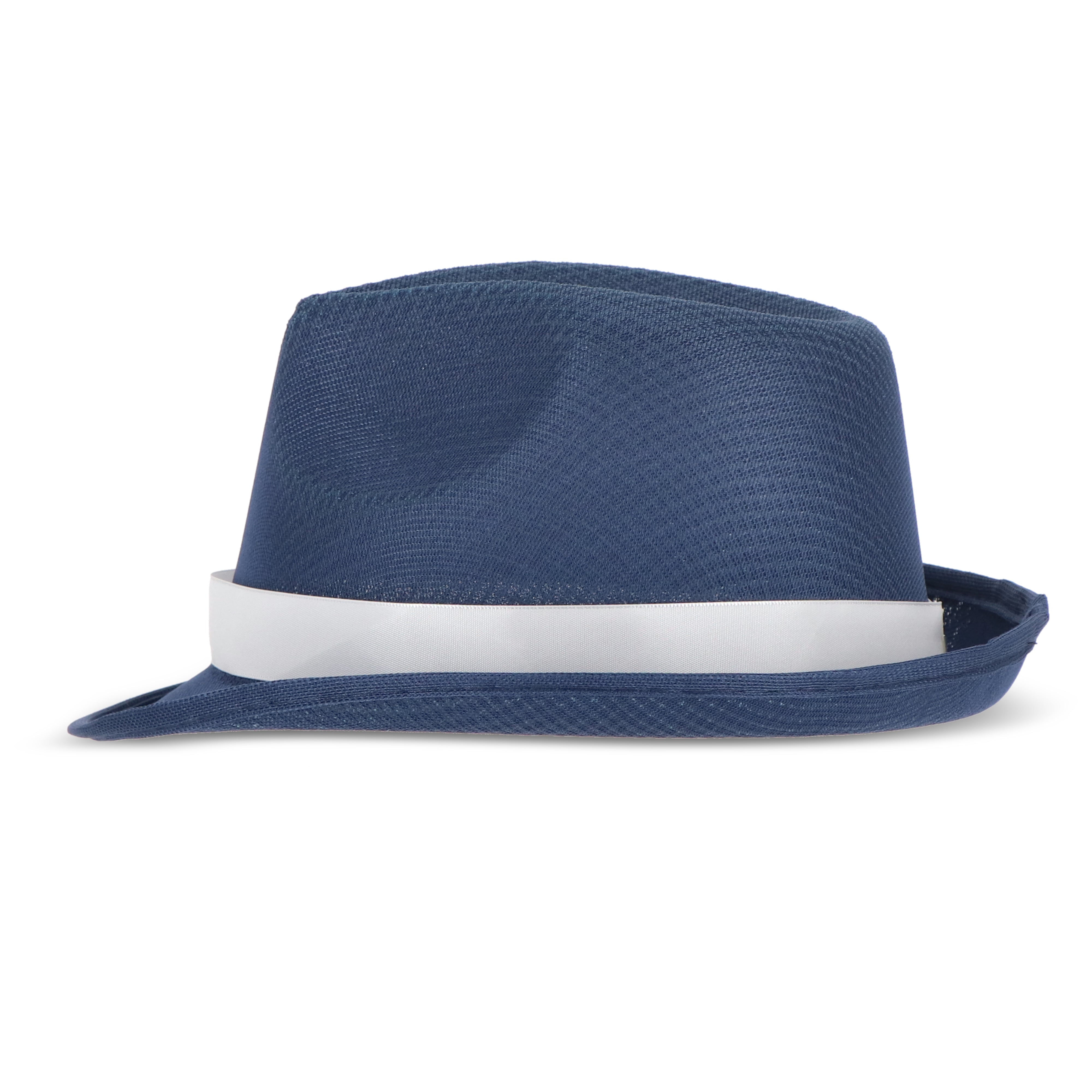 Sommerhut aus Polyester mit farbigem Hutband