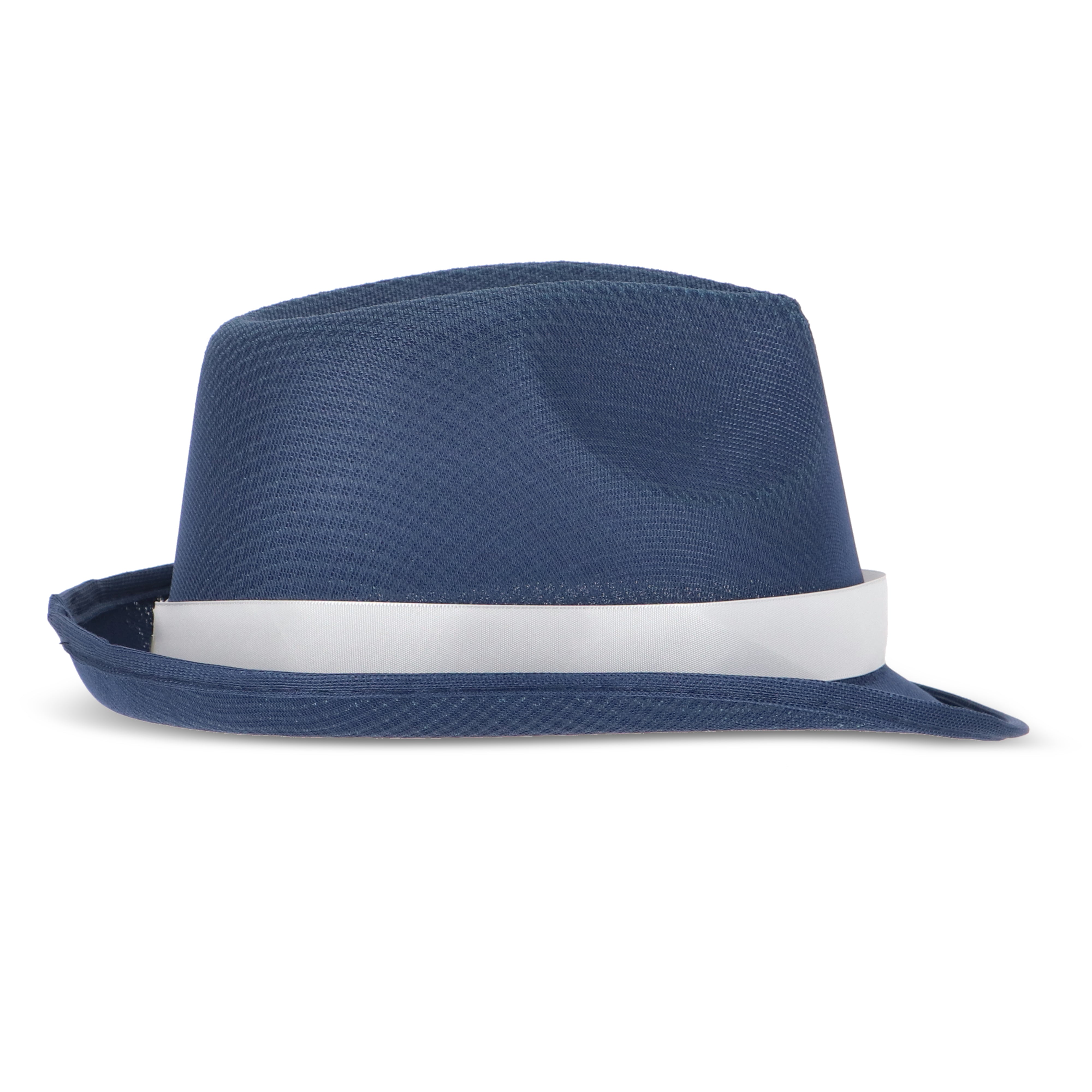 Sommerhut aus Polyester mit farbigem Hutband