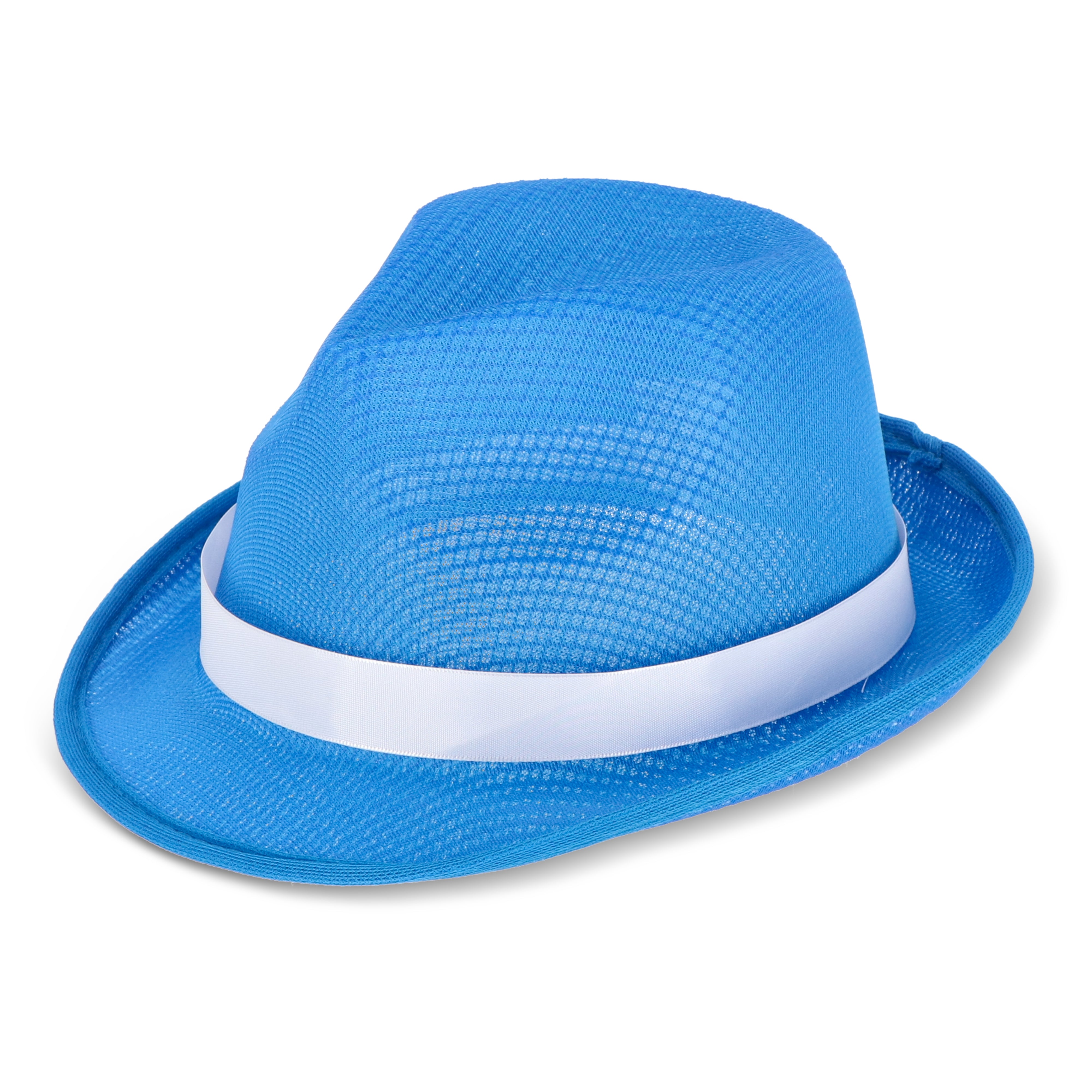 Sommerhut aus Polyester mit farbigem Hutband