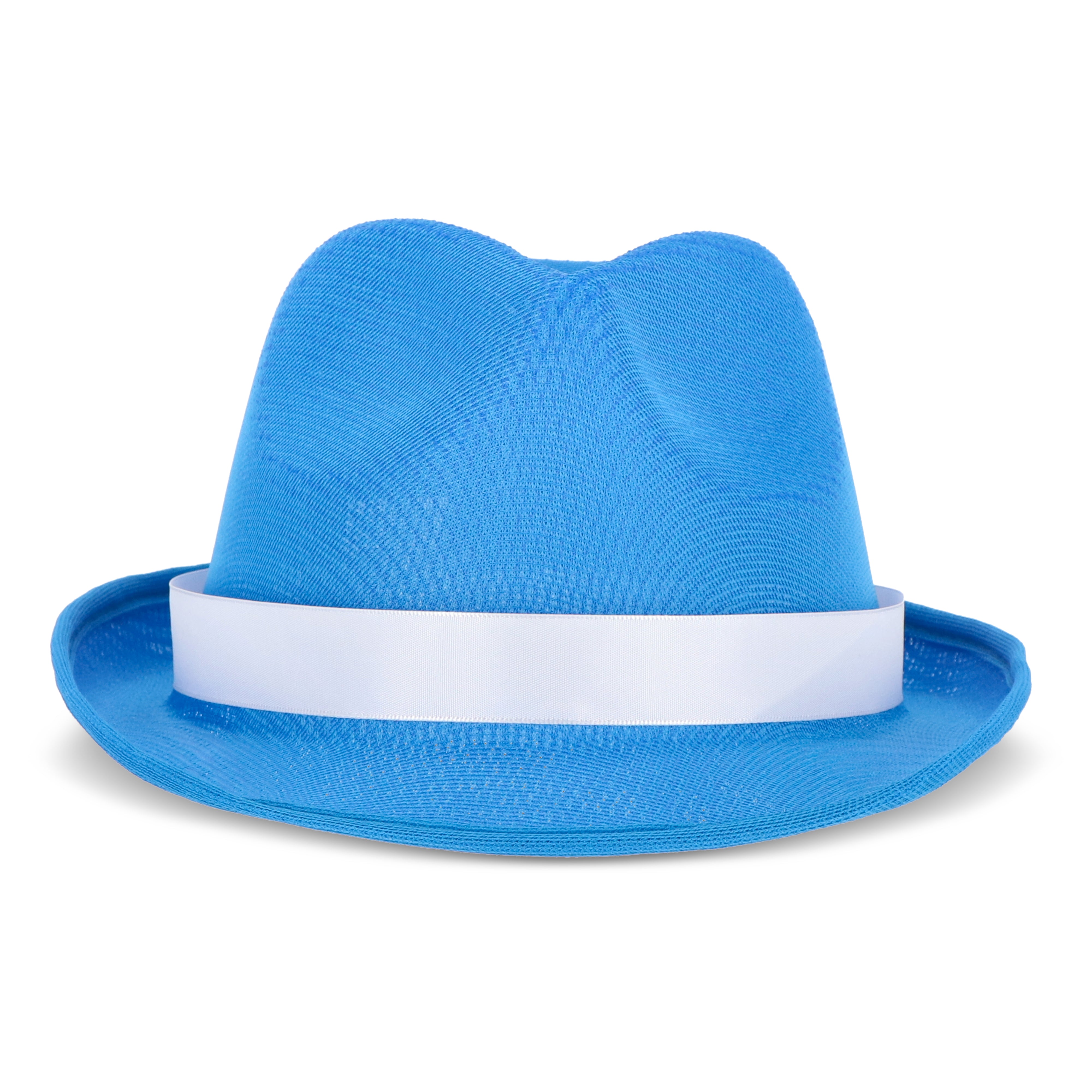 Sommerhut aus Polyester mit farbigem Hutband