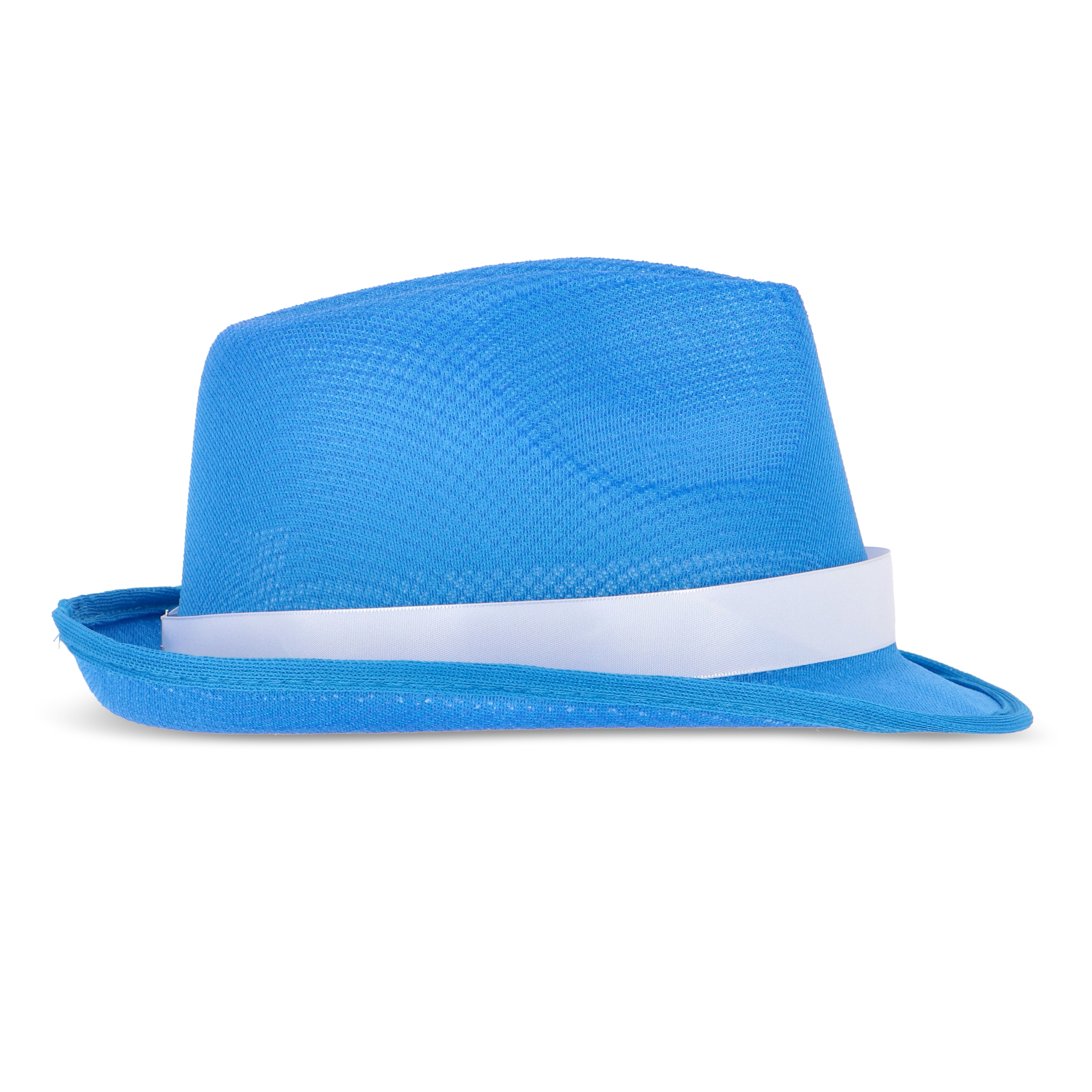 Sommerhut aus Polyester mit farbigem Hutband