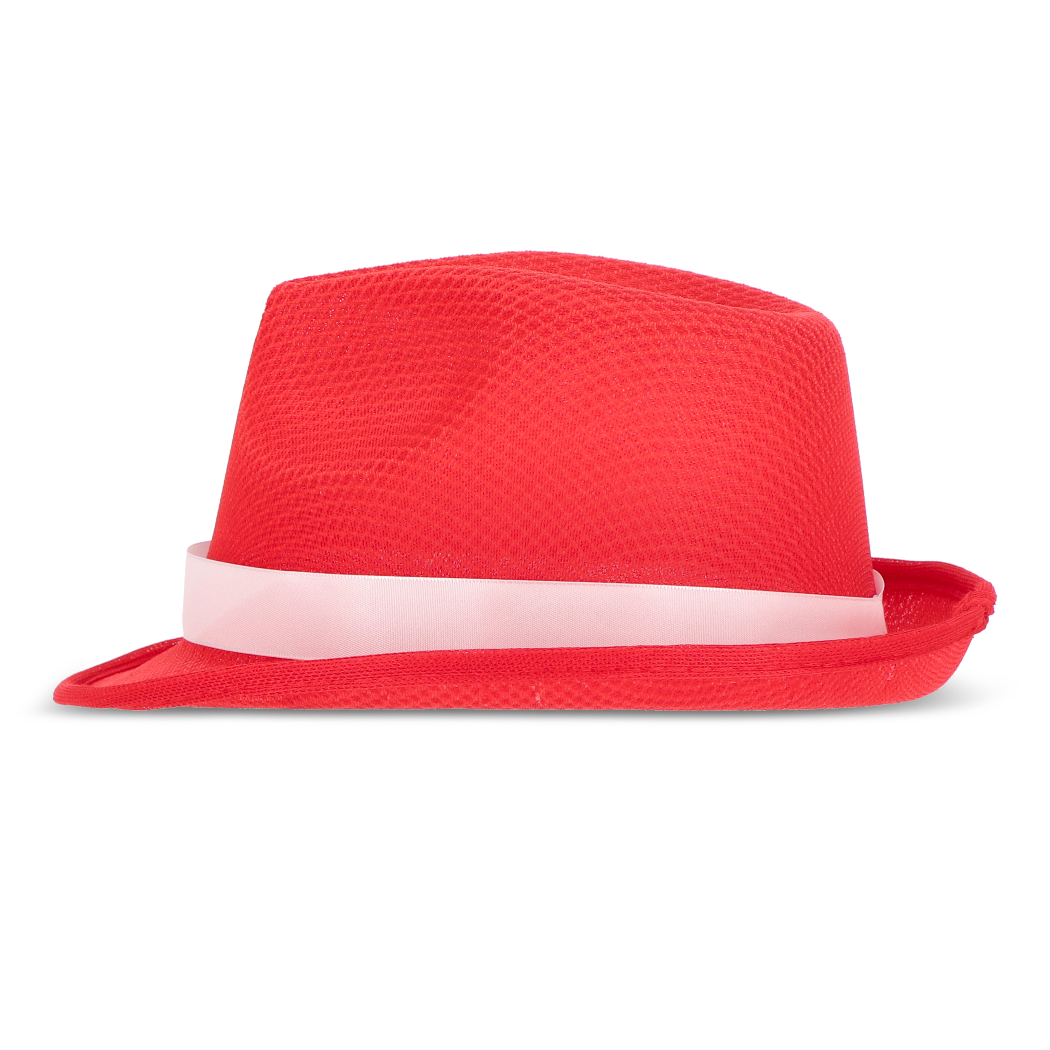 Sommerhut aus Polyester mit farbigem Hutband