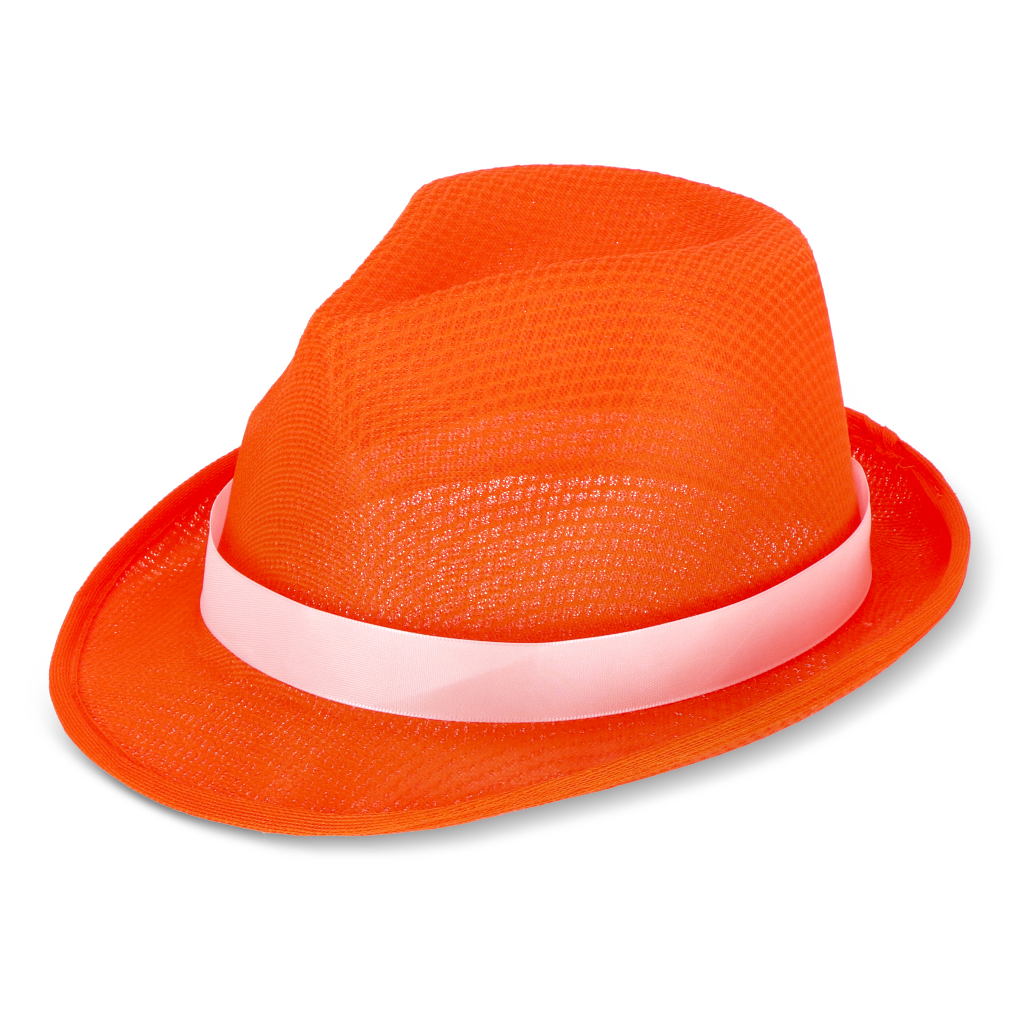 Sommerhut aus Polyester mit farbigem Hutband