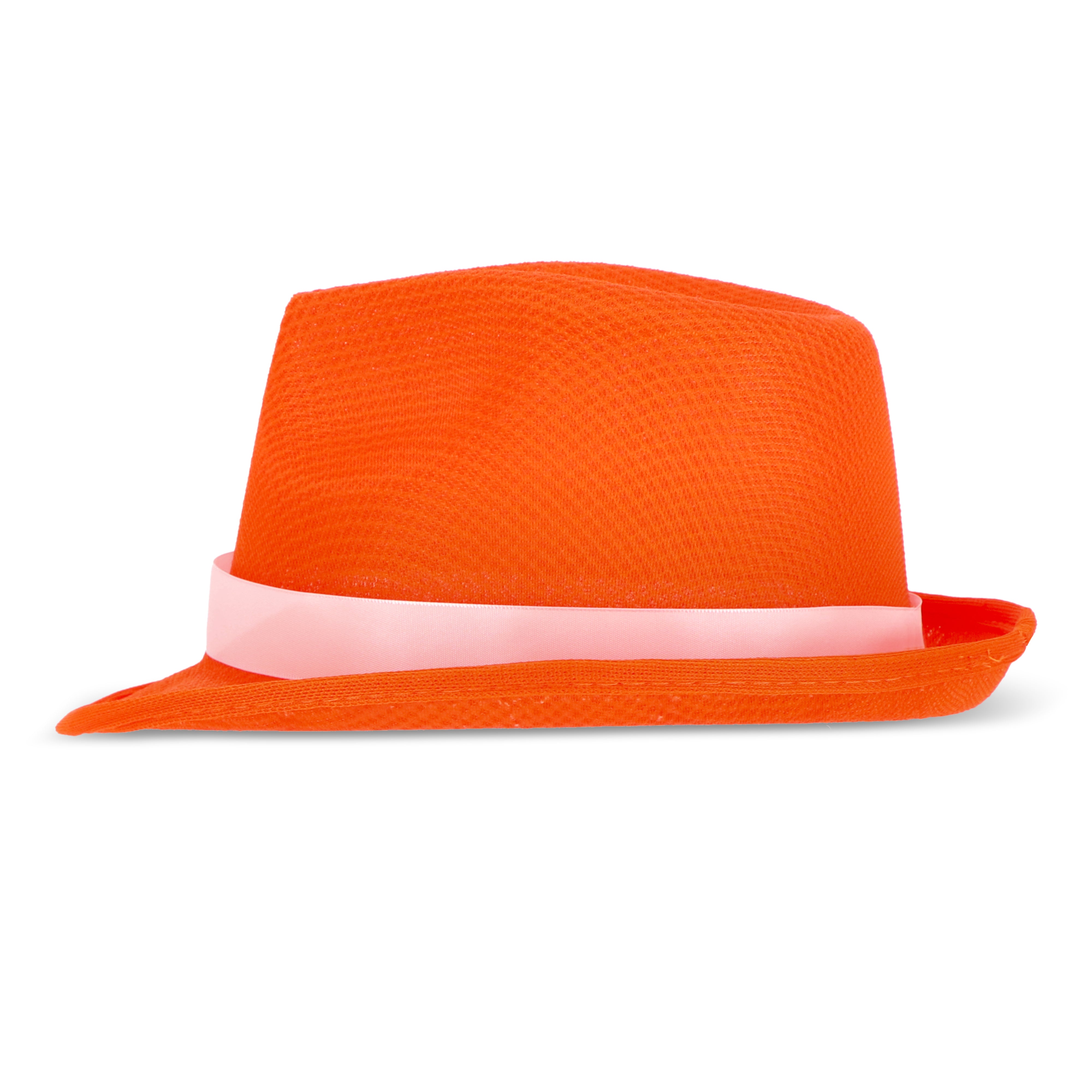 Sommerhut aus Polyester mit farbigem Hutband