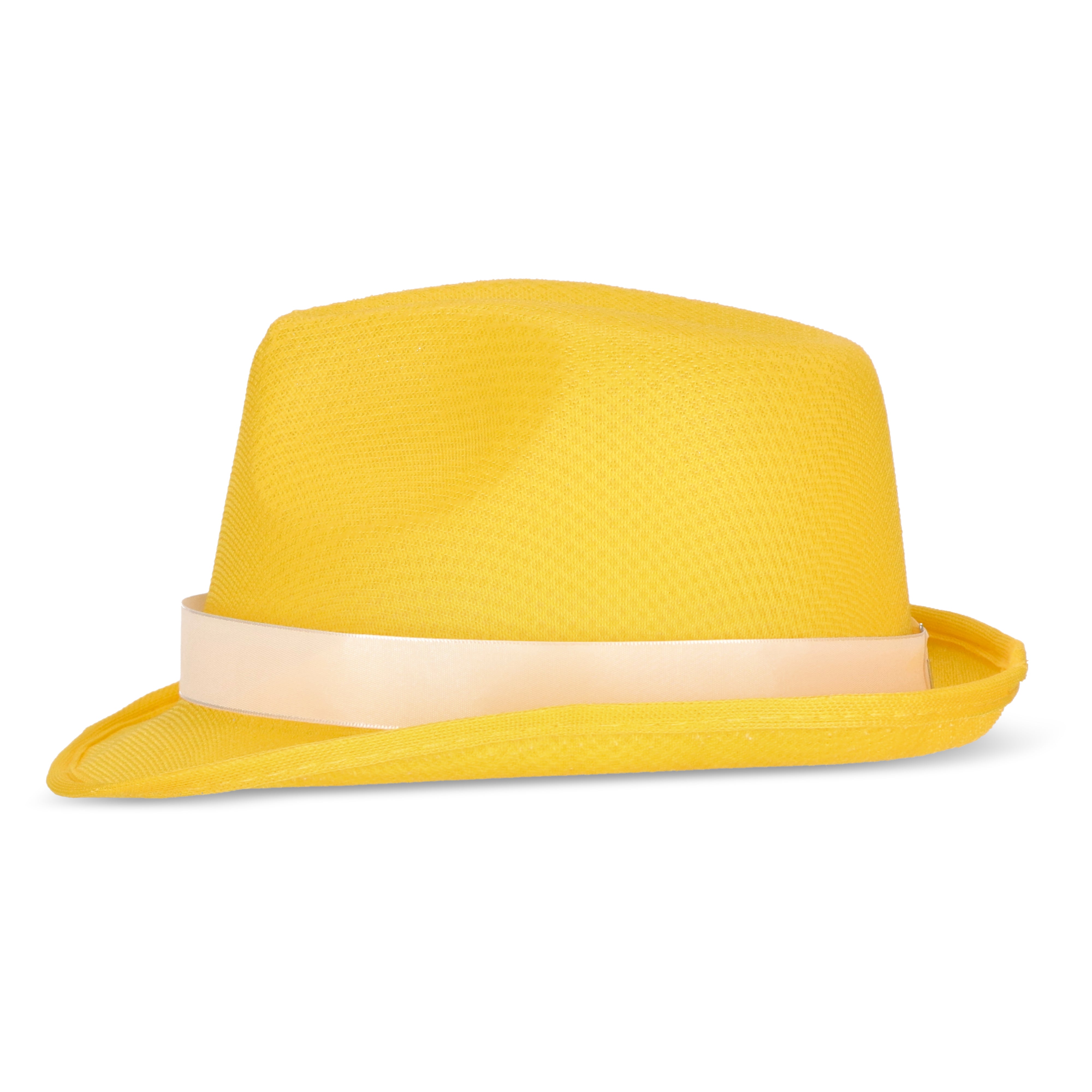 Sommerhut aus Polyester mit farbigem Hutband