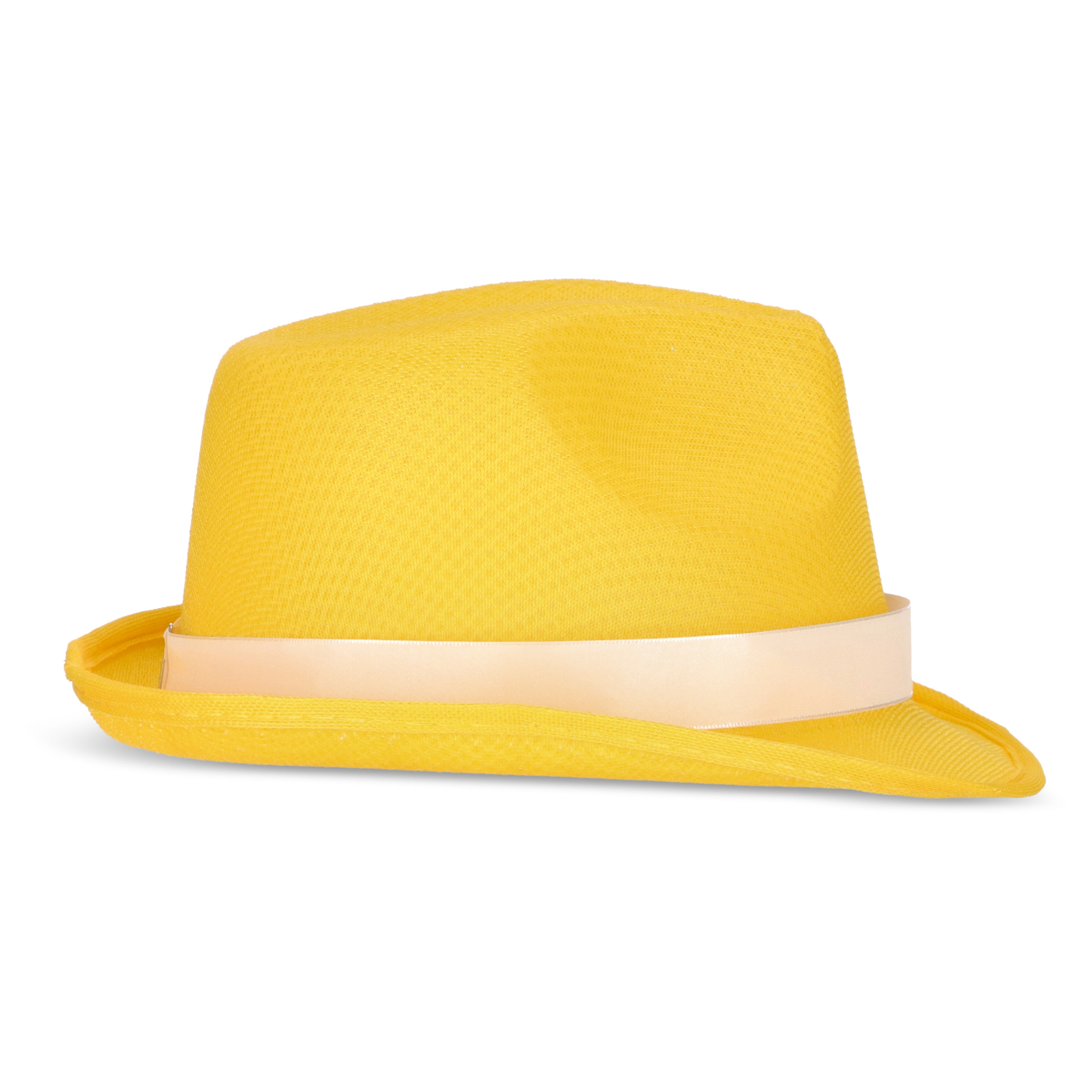Sommerhut aus Polyester mit farbigem Hutband